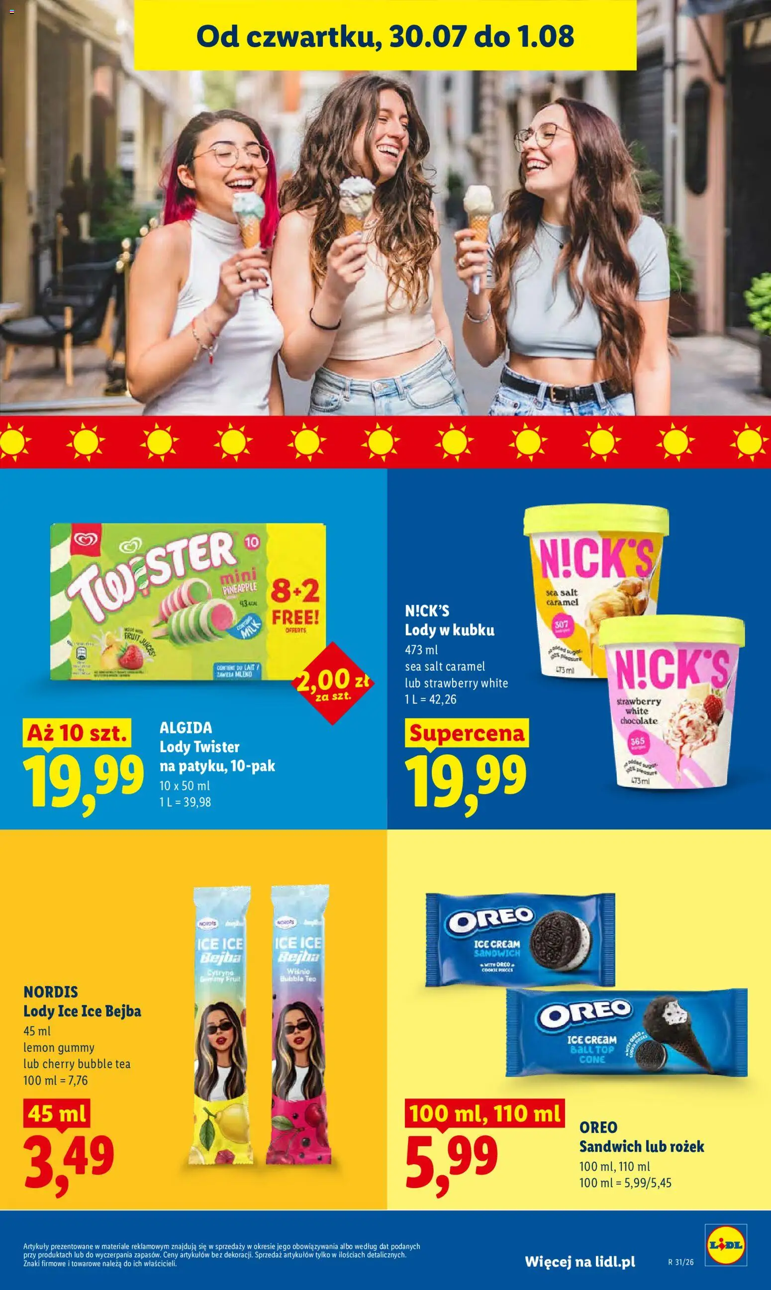 Lidl Polsko leták od 30.07.2026 | Strana: 73 | Produkty: Mléko, Oreo
