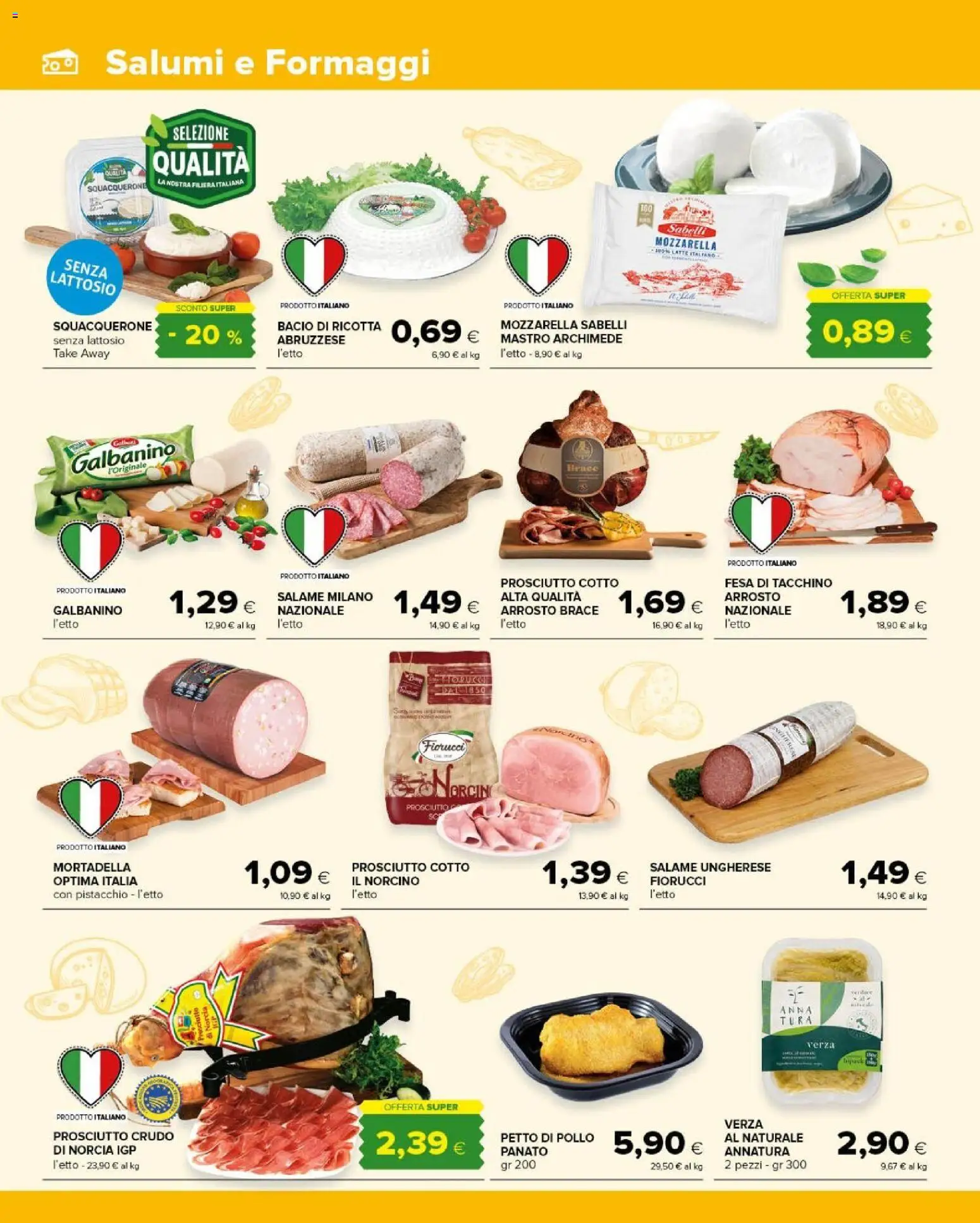 Volantino Tigre del 14/10/2026 | Pagina: 2 | Prodotti: Petto di Pollo, Mozzarella, Ricotta, Senza lattosio