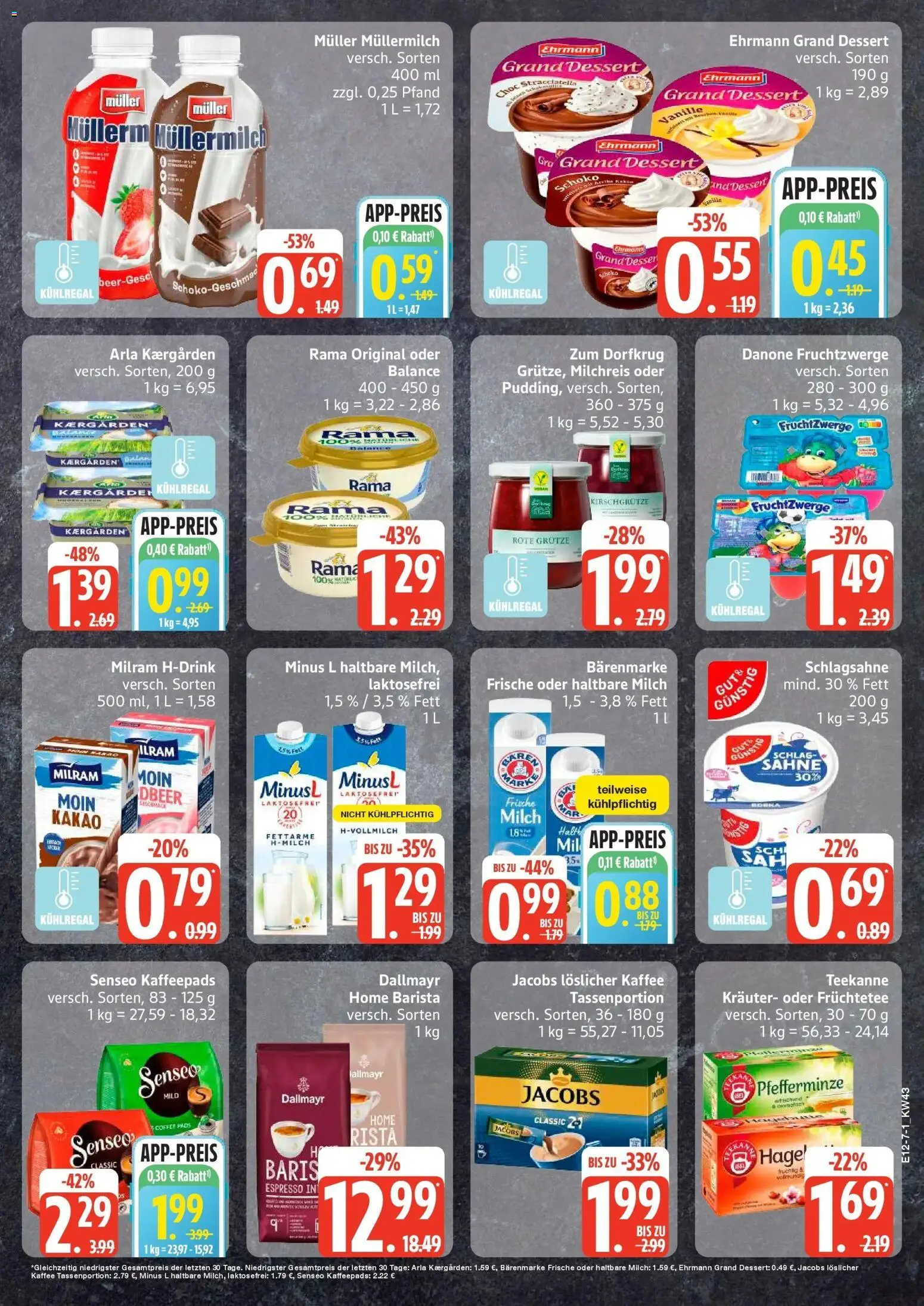 Edeka Prospekt Norderstedt (ab 19.10.2026) » Angebote Online | Seite: 7 | Produkte: Senseo, Fruchtzwerge, Teekanne, Muller mullermilch