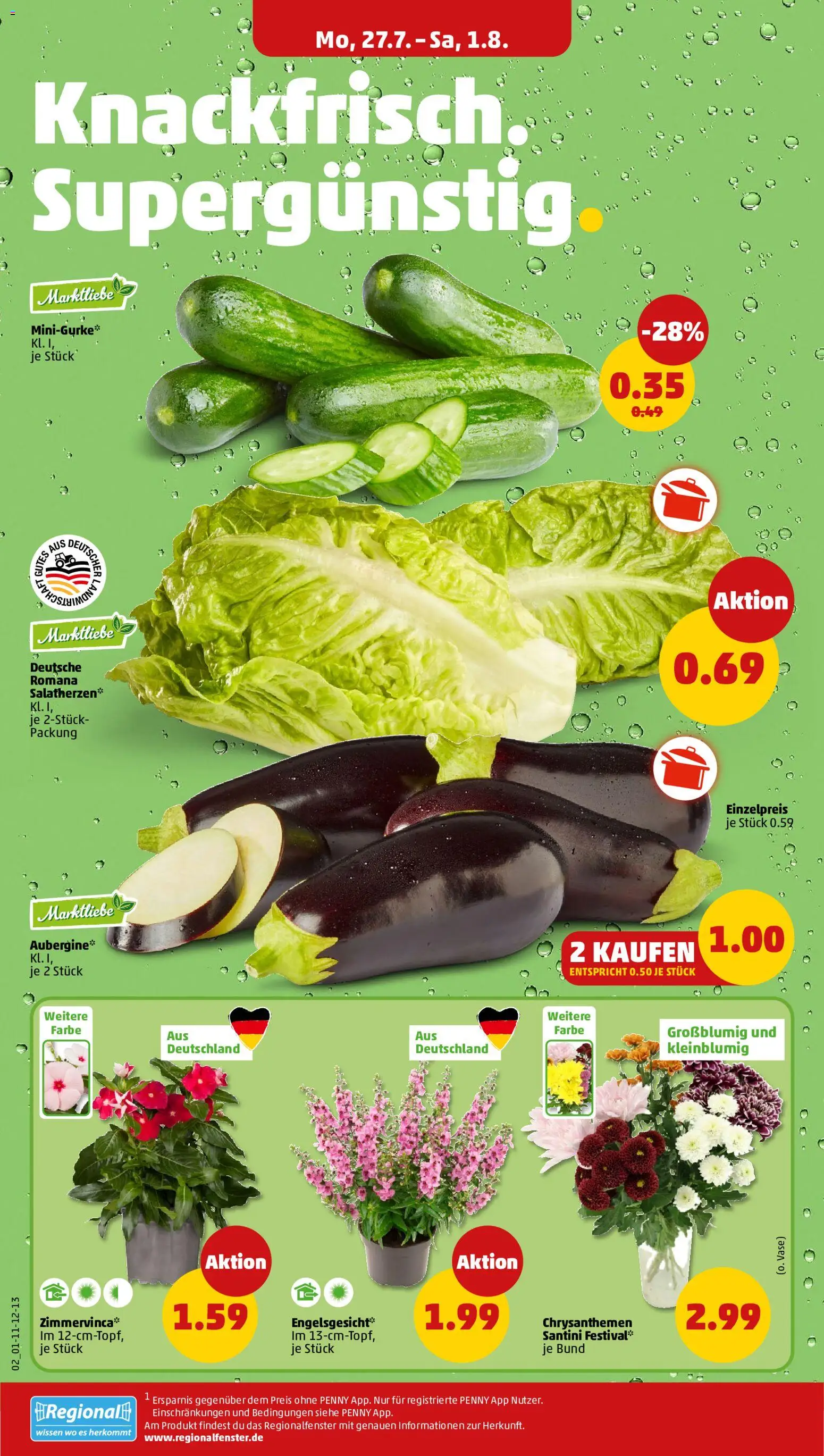 Penny Prospekt – gültig ab 27.07.2026 | Seite: 4 | Produkte: Vase