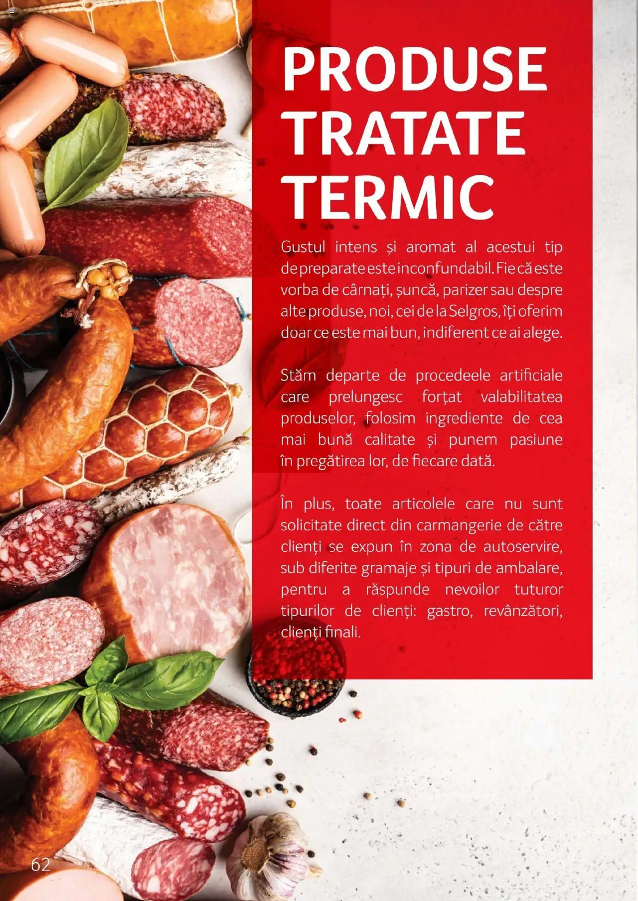 Noul catalog Selgros – valabil de la 27.04.2023 | Pagină: 62 | Produse: Keçeli kalem, Parizer, Sare, Usturoi