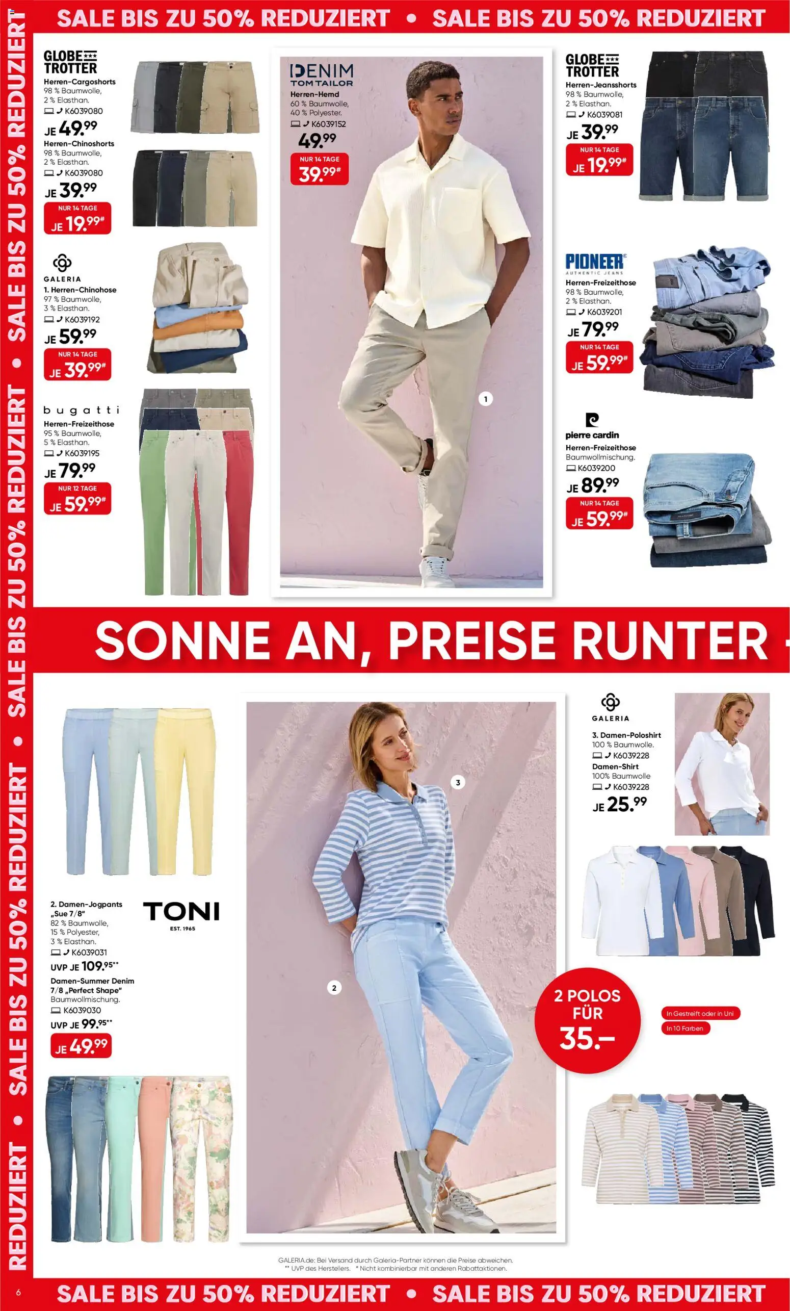 Galeria Karstadt Kaufhof Prospekt – gültig ab 24.06.2026 | Seite: 6 | Produkte: Jeans