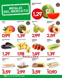 Anteprima del volantino HarDis volantino valido a partire dal 06/08/2026 | Pagina: 4 | Prodotti: Petto di Pollo, Sedano, Anguria, Melone