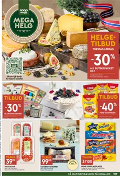 Forhåndsvisning av Coop Mega Mega Helg gyldig fra 14.05.2026