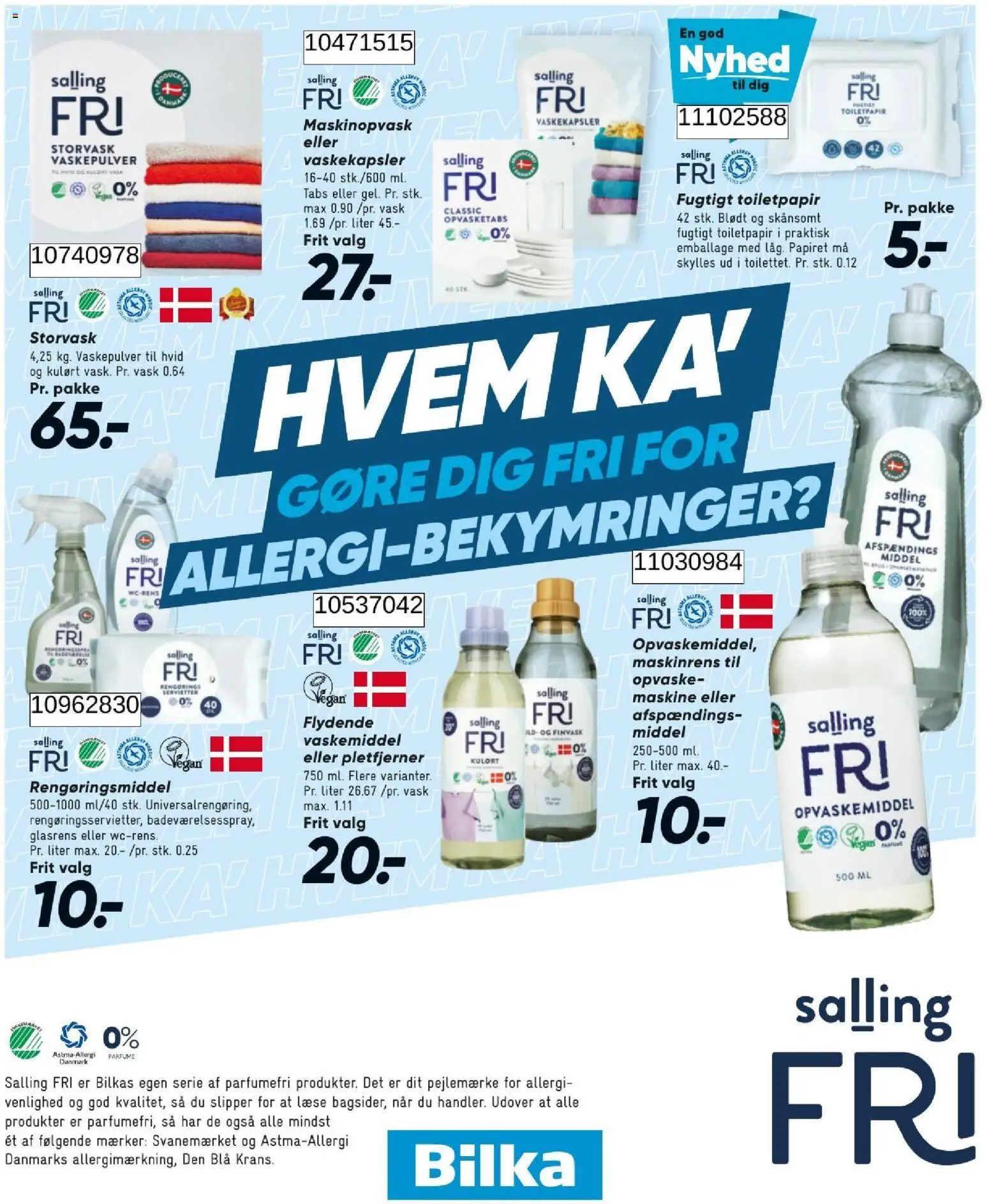 Bilka tilbudsavis – gyldig fra 07/08/2026 | Side: 49 | Produkter: Parfume, Vaskepulver, Pletfjerner, Opvaskemiddel