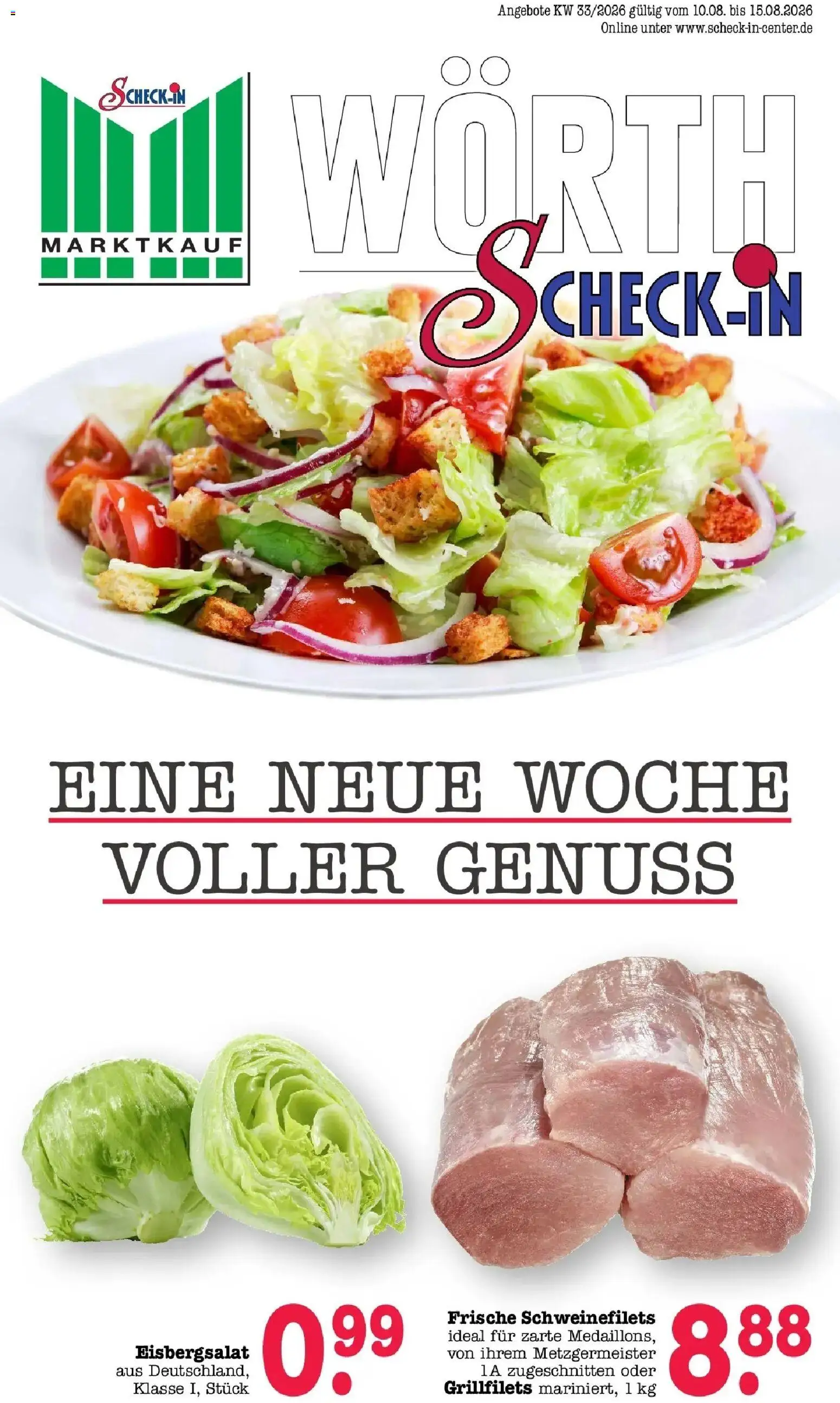 Edeka Prospekt Wörth Am Rhein (ab 10.08.2026) » Angebote Online | Seite: 1 | Produkte: Eisbergsalat