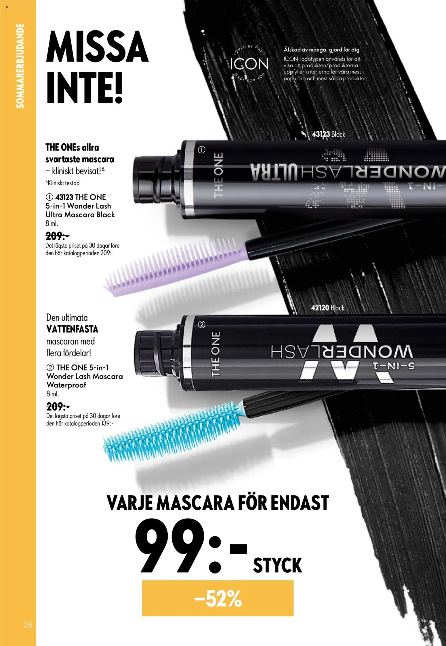 Oriflame reklamblad aktuell från 24/06/2026 | Sida: 26 | Produkter: Mascara