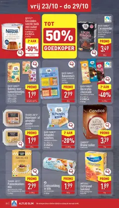 Nestlé Gecondenseerde melk met suiker, Gecondenseerde melk met karamel smaak - Voorbeeld van een folder van Aldi, geldig van 19/10/2026 | Pagina: 20