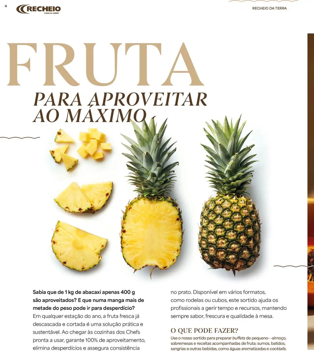 Recheio - Recheio da Terra │ válido de 25/09/2025 | Página: 20 | Produtos: Manga, Sobremesas, Abacaxi