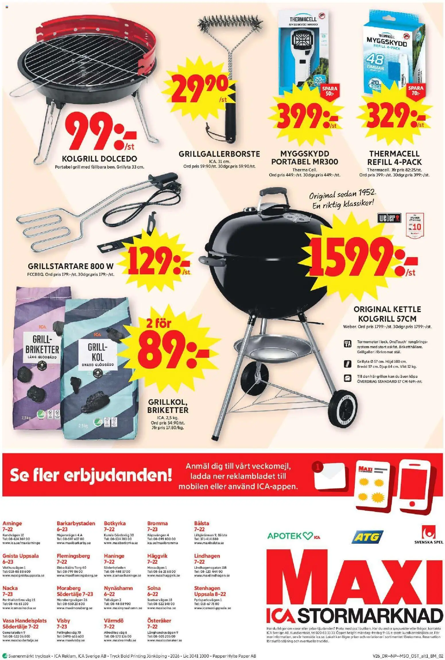 ICA Maxi reklamblad aktuell från 22/06/2026 | Sida: 17