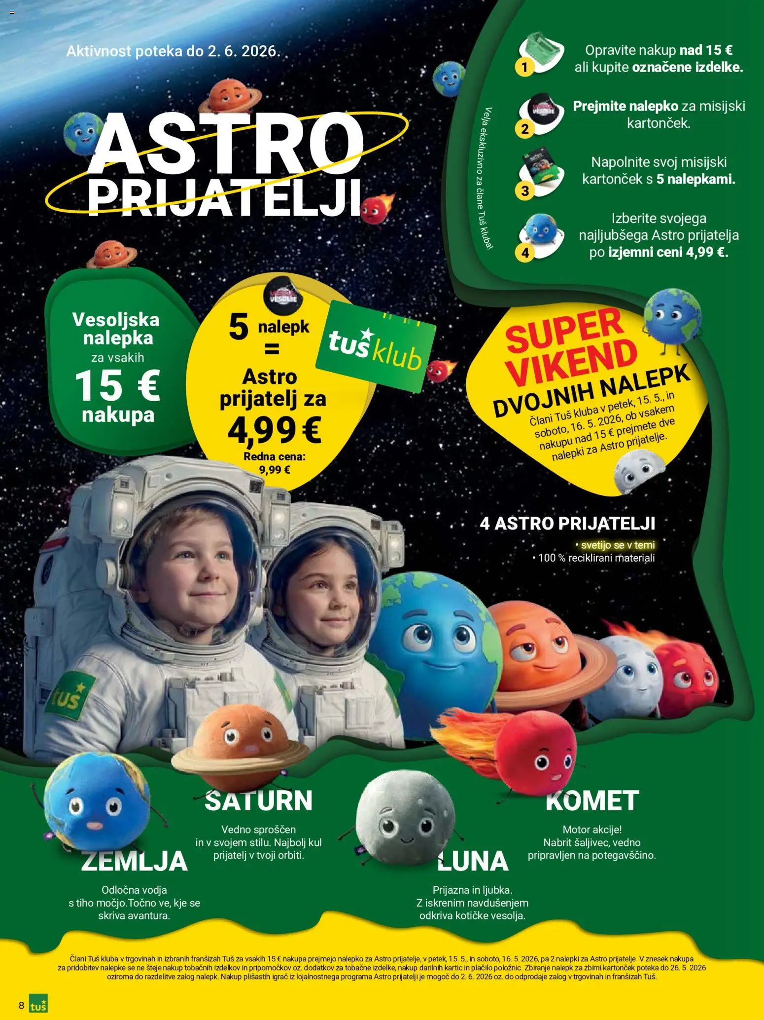 Novi Tuš katalog ponudbe – veljaven od 13.05.2026 | Stran: 8 | Izdelki: Žemlja