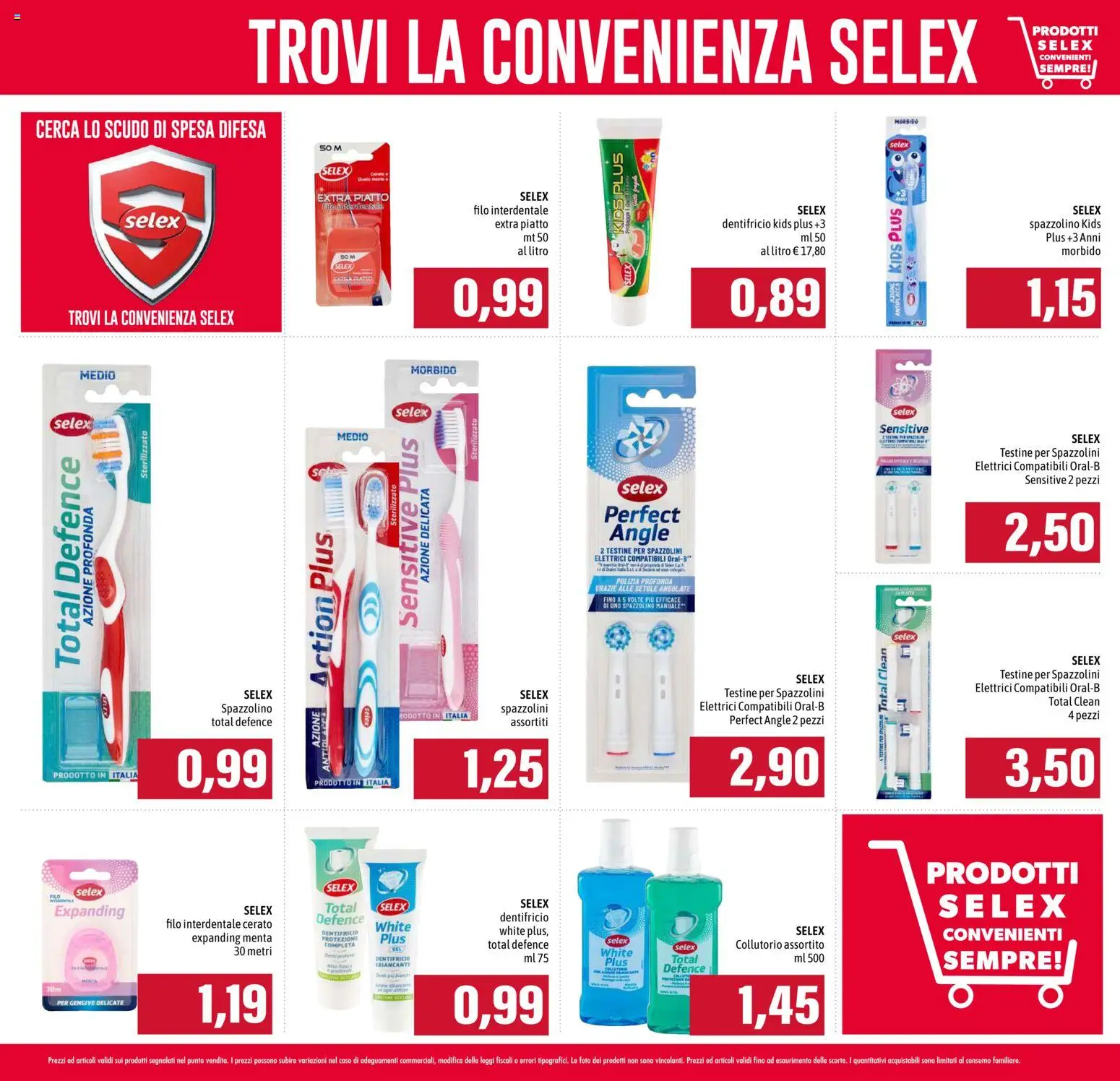 Volantino EMI del 04.06.2026 | Pagina: 23 | Prodotti: Spazzolino, Collutorio, Piatto, Menta
