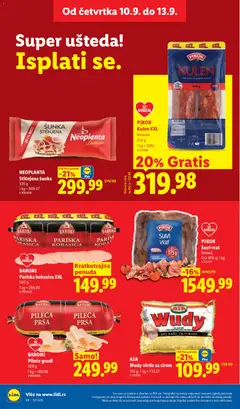 PIKOK Suvi vrat, Pikok Suvi vrat Komad - pregled Lidl kataloga - važi od 10.09.2026 | Strana: 28