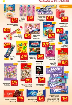 Koruna leták platný od 03.07.2026 | Strana: 7 | Produkty: Ríbezle, Lindt, Čokoláda, Med