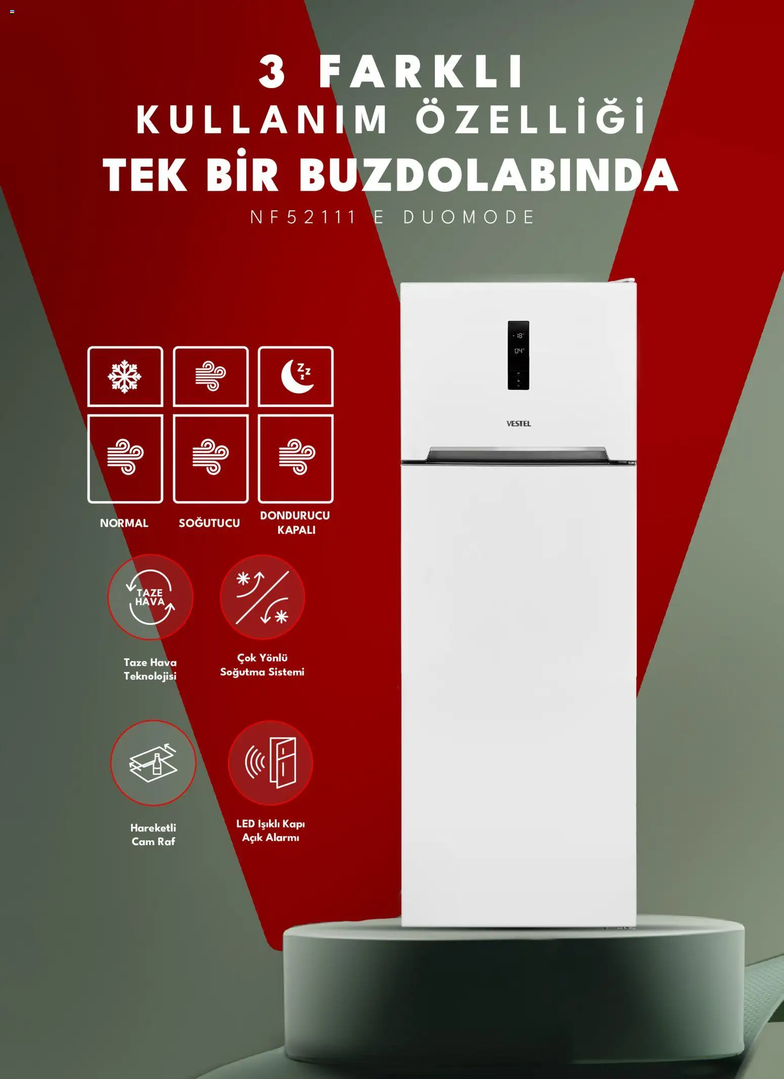 Vestel Beyaz Eşya Katalog - 01 Ekim 2026 tarihinden itibaren geçerlidir | Sayfa: 20 | Ürünler: Raf, Dondurucu