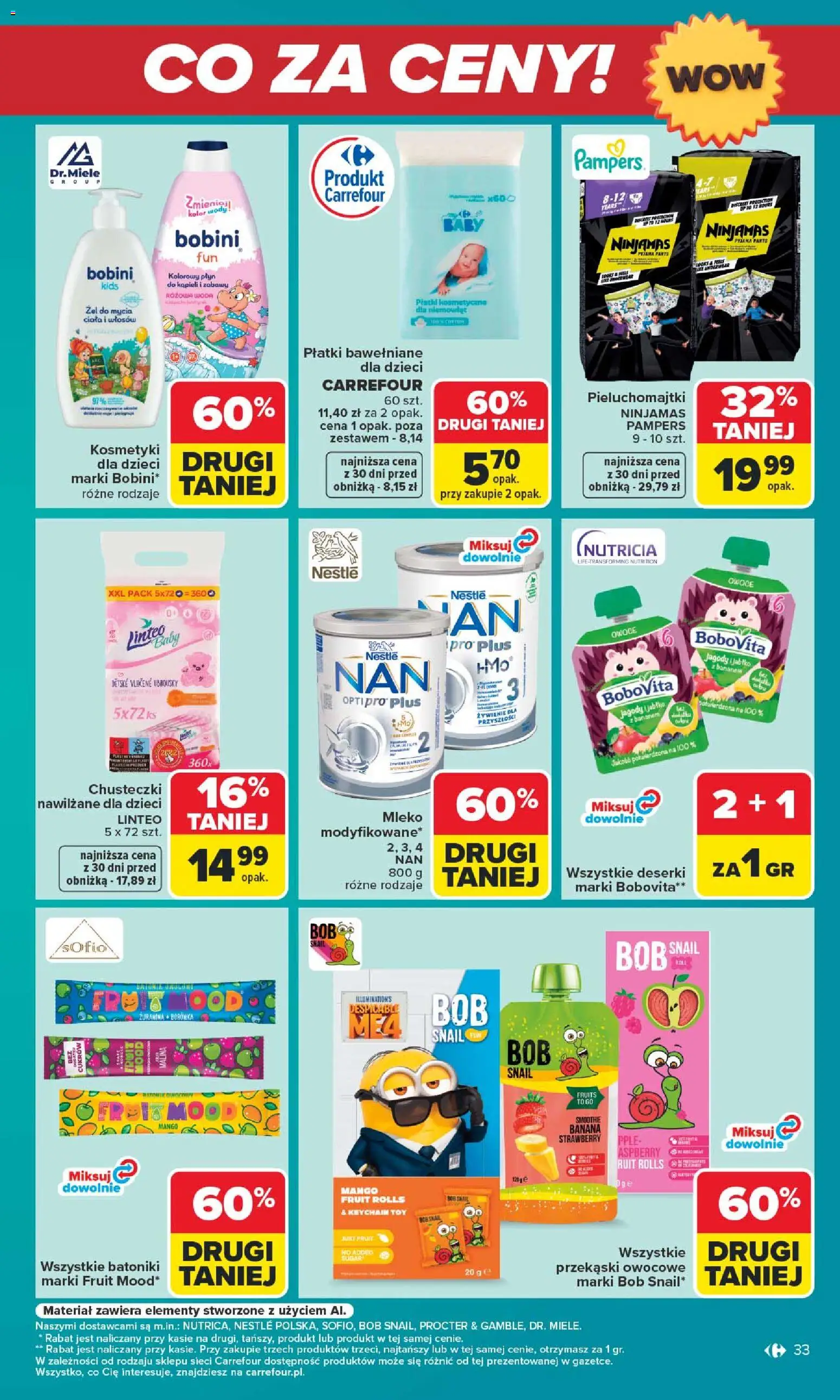 Carrefour gazetka - Warszawa od 24.08.2026 | Strona: 33 | Produkty: Jagody, Przekąski, Płatki, Owoce