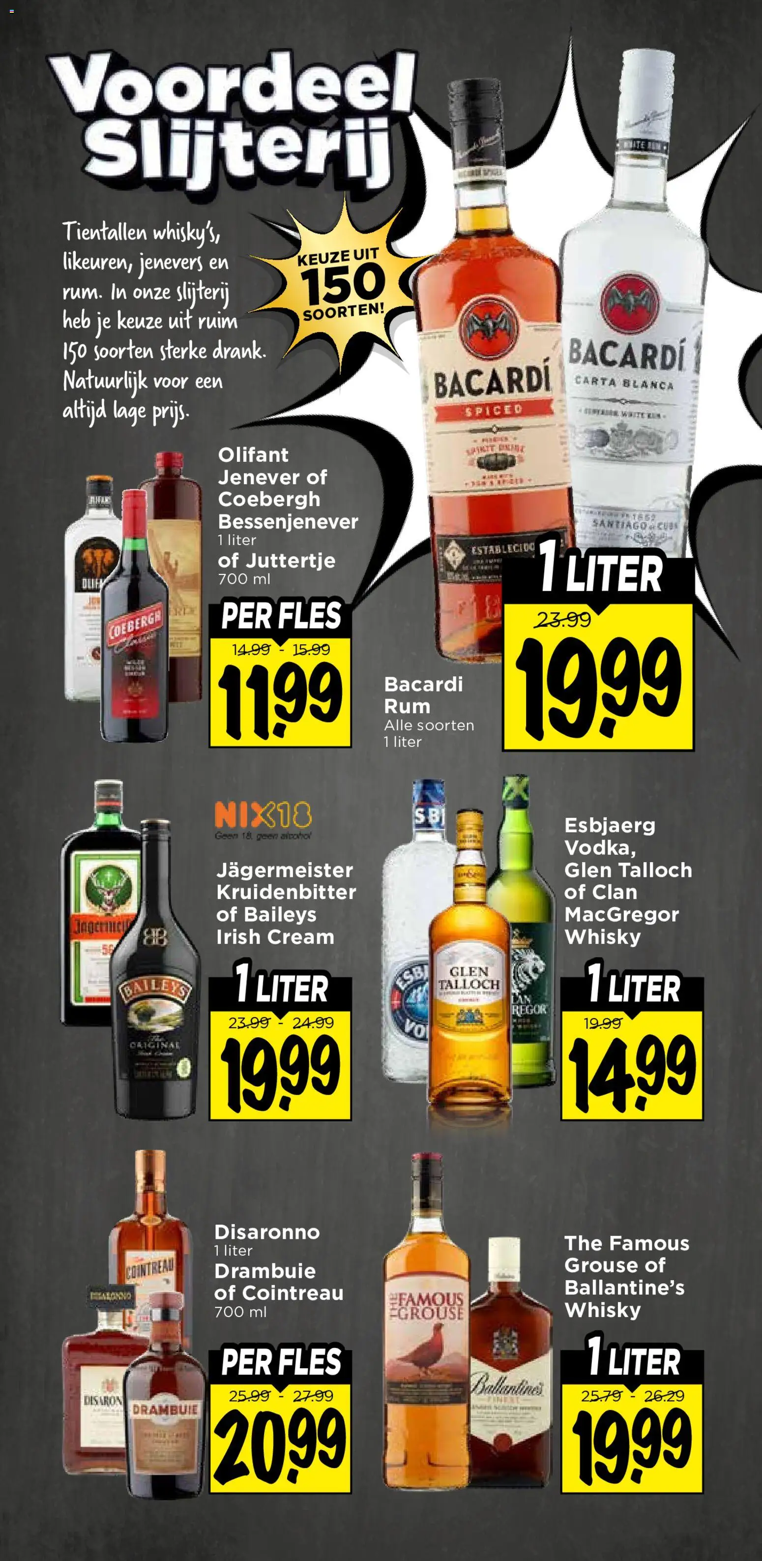 {H1} | Pagina: 33 | Producten: Jägermeister, Fles, Whisky, Baileys