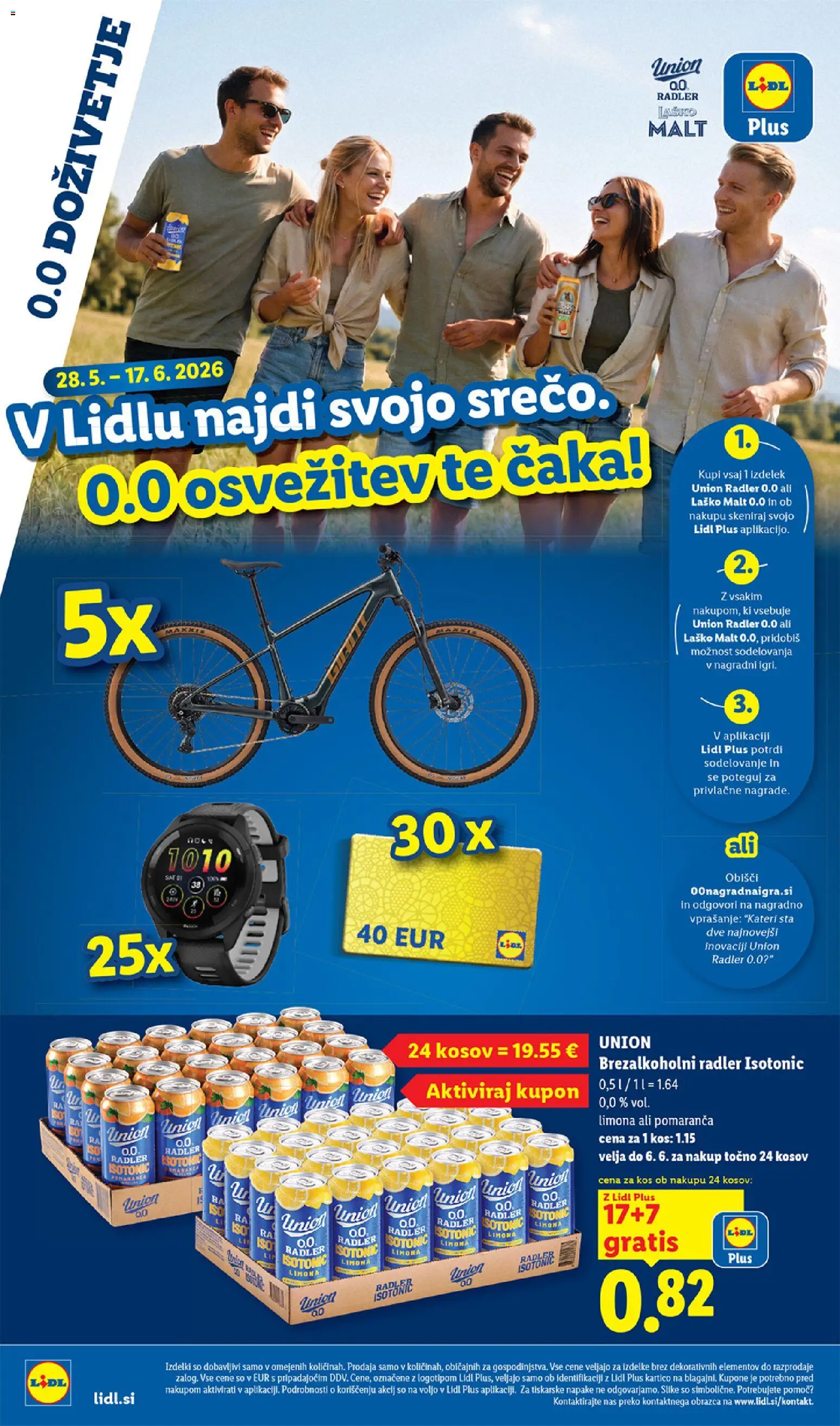 Novi Lidl katalog ponudbe – veljaven od 04.06.2026 | Stran: 8 | Izdelki: Kos, Radler, Limona