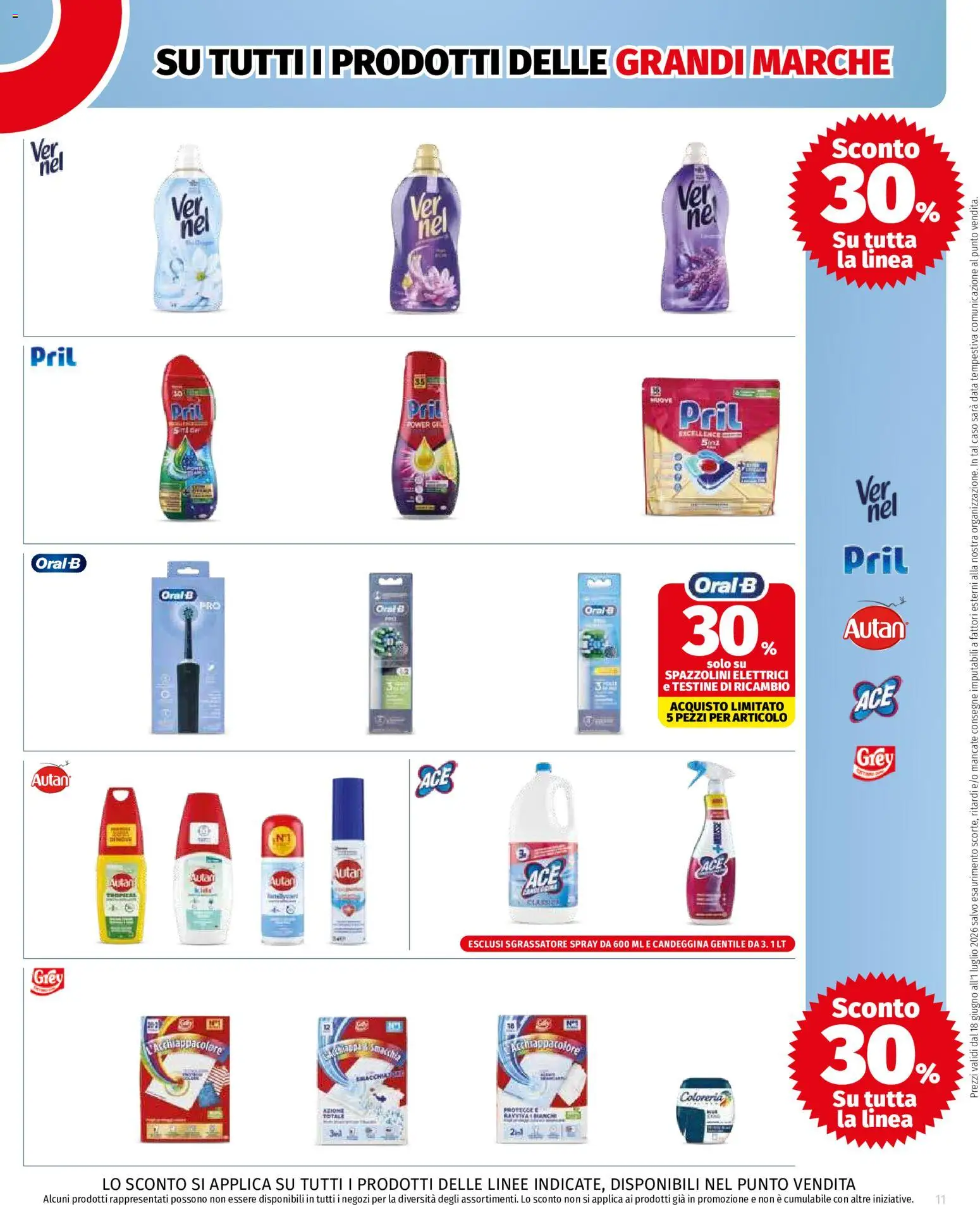 Volantino COOP del 18.06.2026 | Pagina: 11 | Prodotti: Candeggina, Sgrassatore