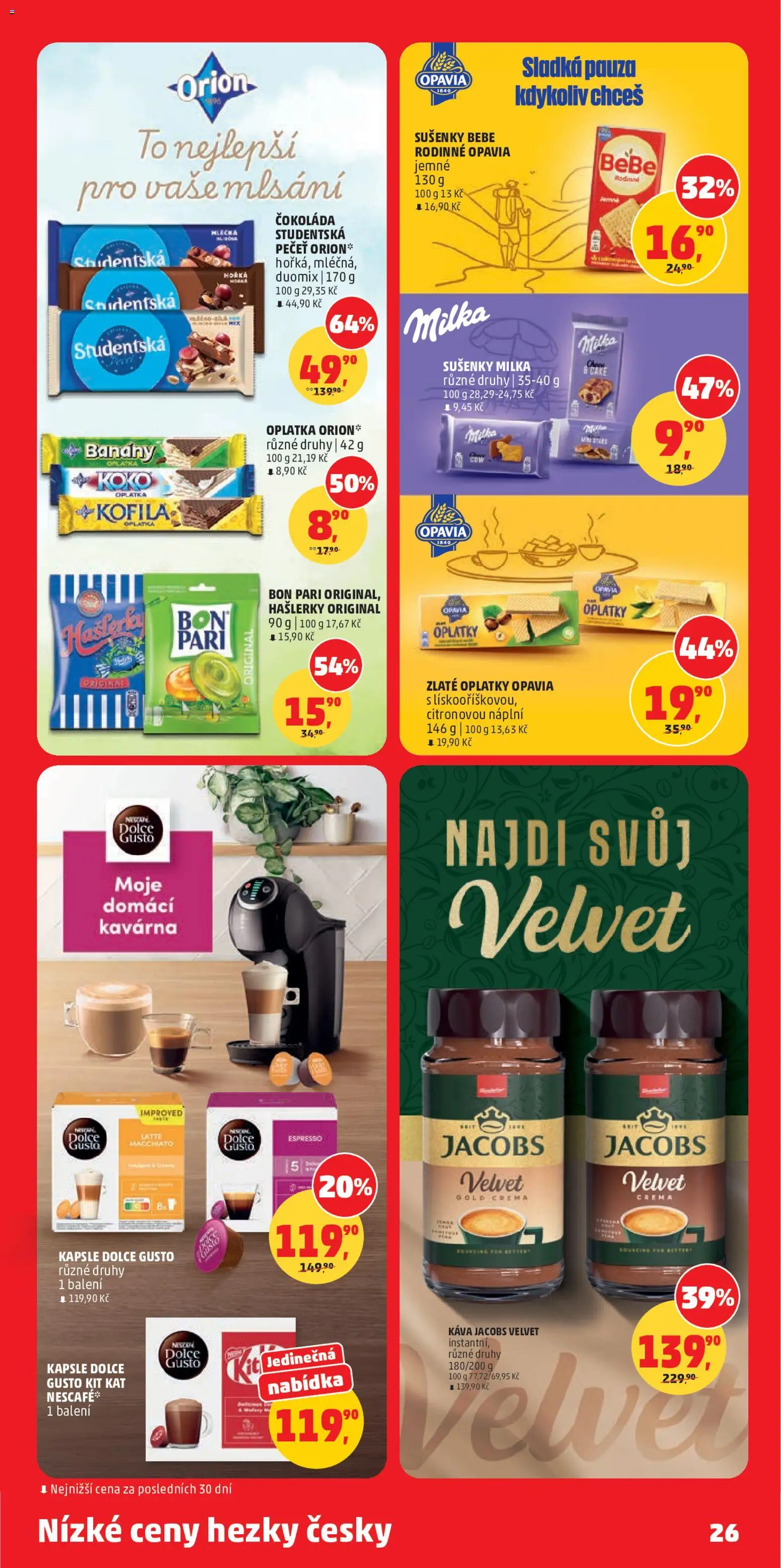 Penny Market leták od 12.08.2026 | Strana: 26 | Produkty: Čokoláda, Velvet, Kofila, Bebe