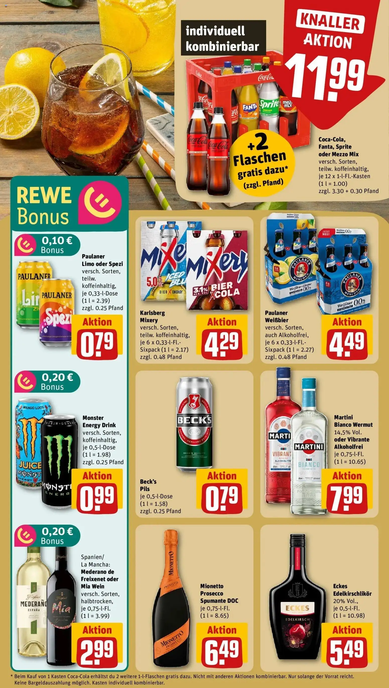 REWE Prospekt ab 04.05.2026 zum Blättern » Angebote | Seite: 17 | Produkte: Fanta, Sprite, Monster, Prosecco