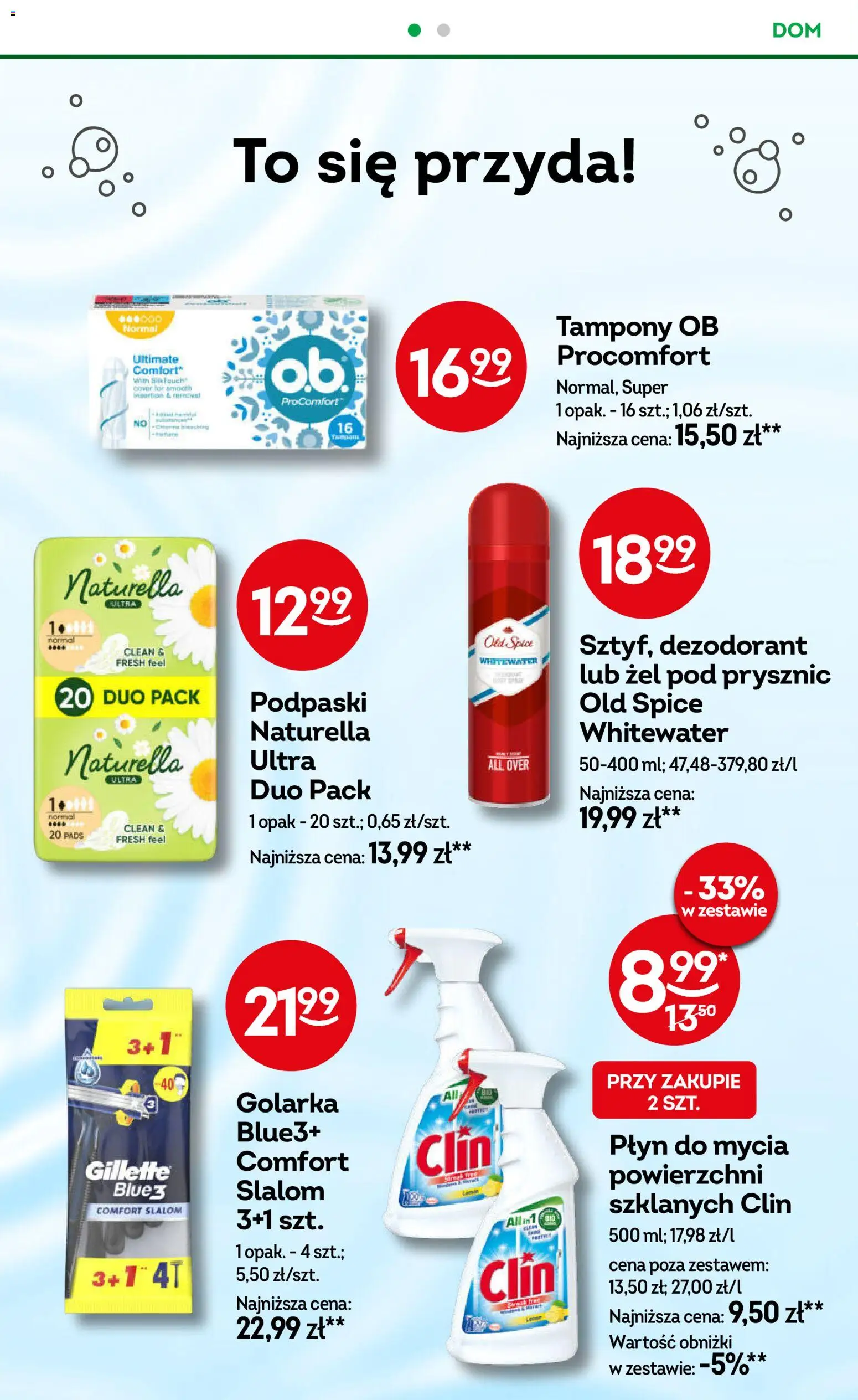 Żabka gazetka od 20.05.2026 | Strona: 94 | Produkty: Tampony, Prysznic, Żel pod prysznic, Dezodorant