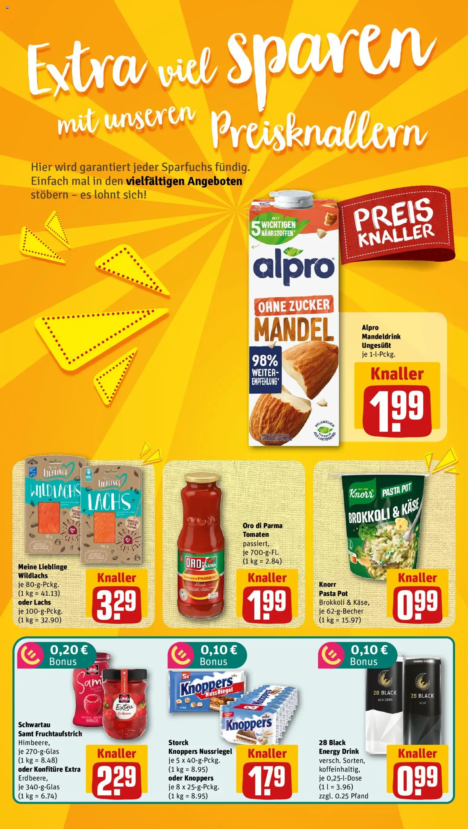 Nahkauf Prospekt – gültig ab 28.09.2026 | Seite: 2 | Produkte: Energy, Lachs, Brokkoli, Himbeere