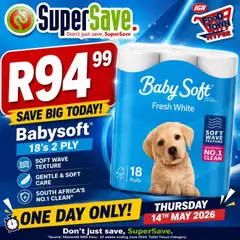 Super Save specials catalogue – valid from 14.05.2026