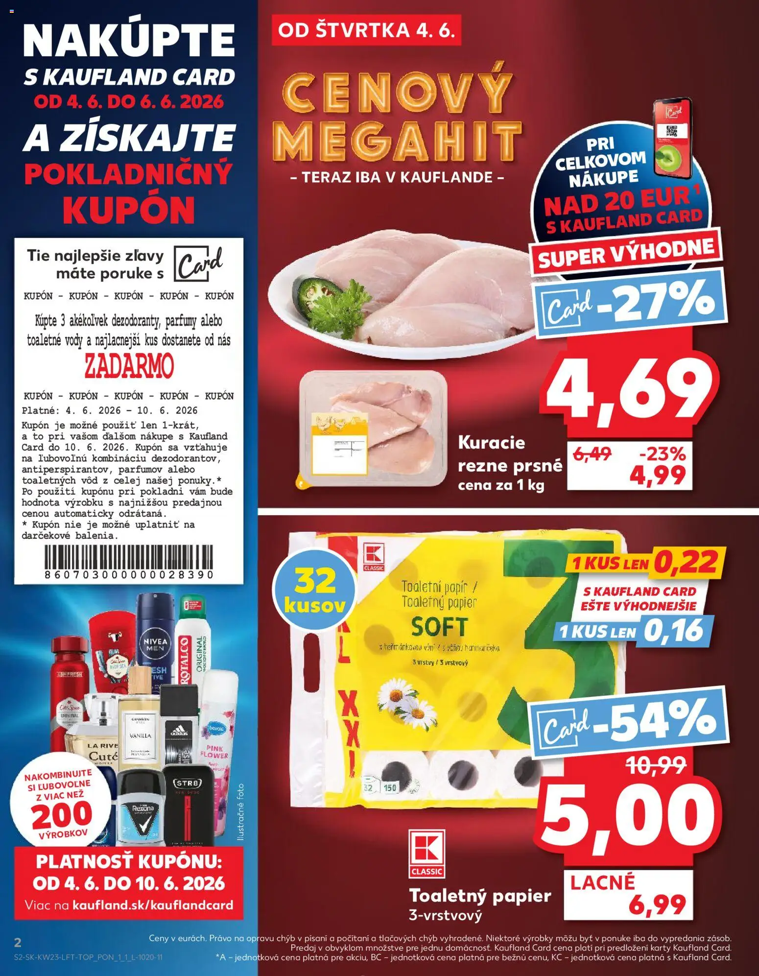 Nové Kaufland akcie – leták je platný od 04.06.2026 | Strana: 2