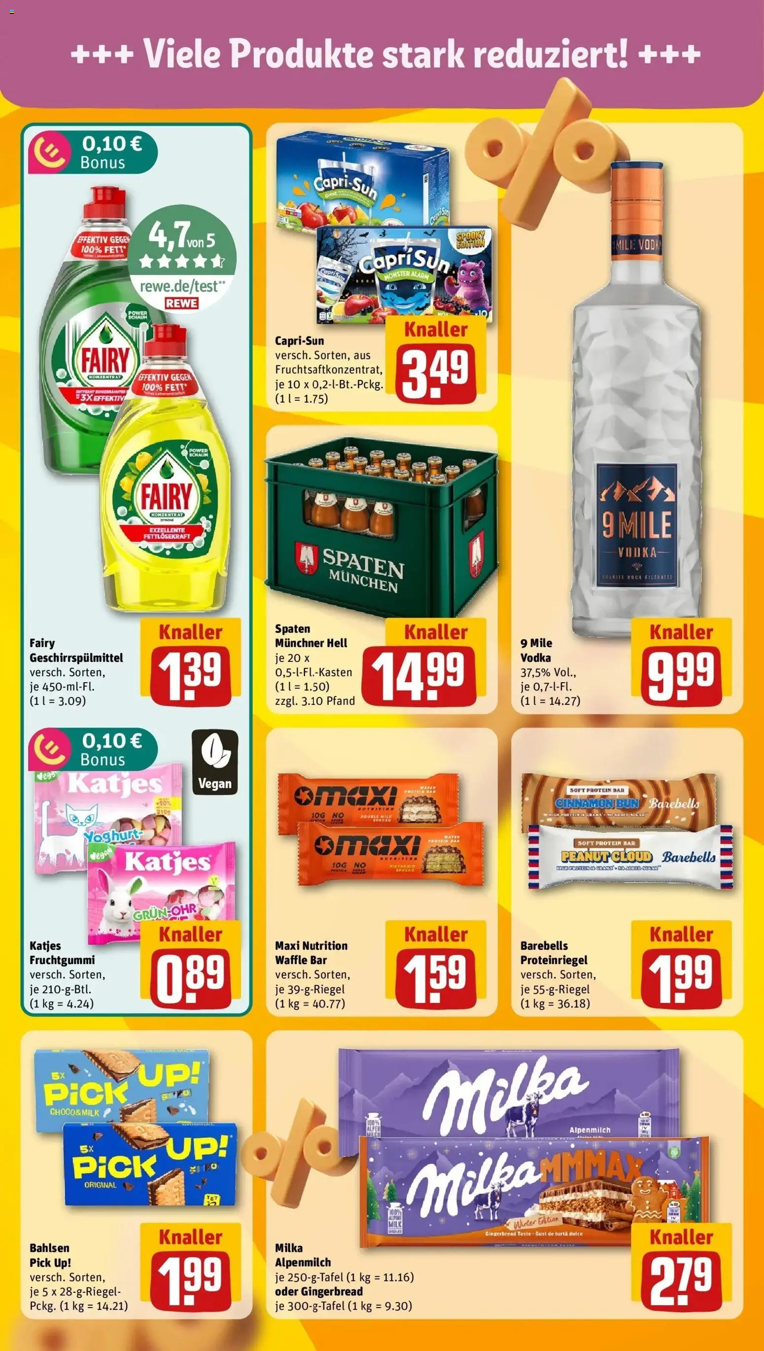 REWE Prospekt ab 19.10.2026 zum Blättern » Angebote | Seite: 5 | Produkte: Capri sun, Katjes, Rock, Vodka