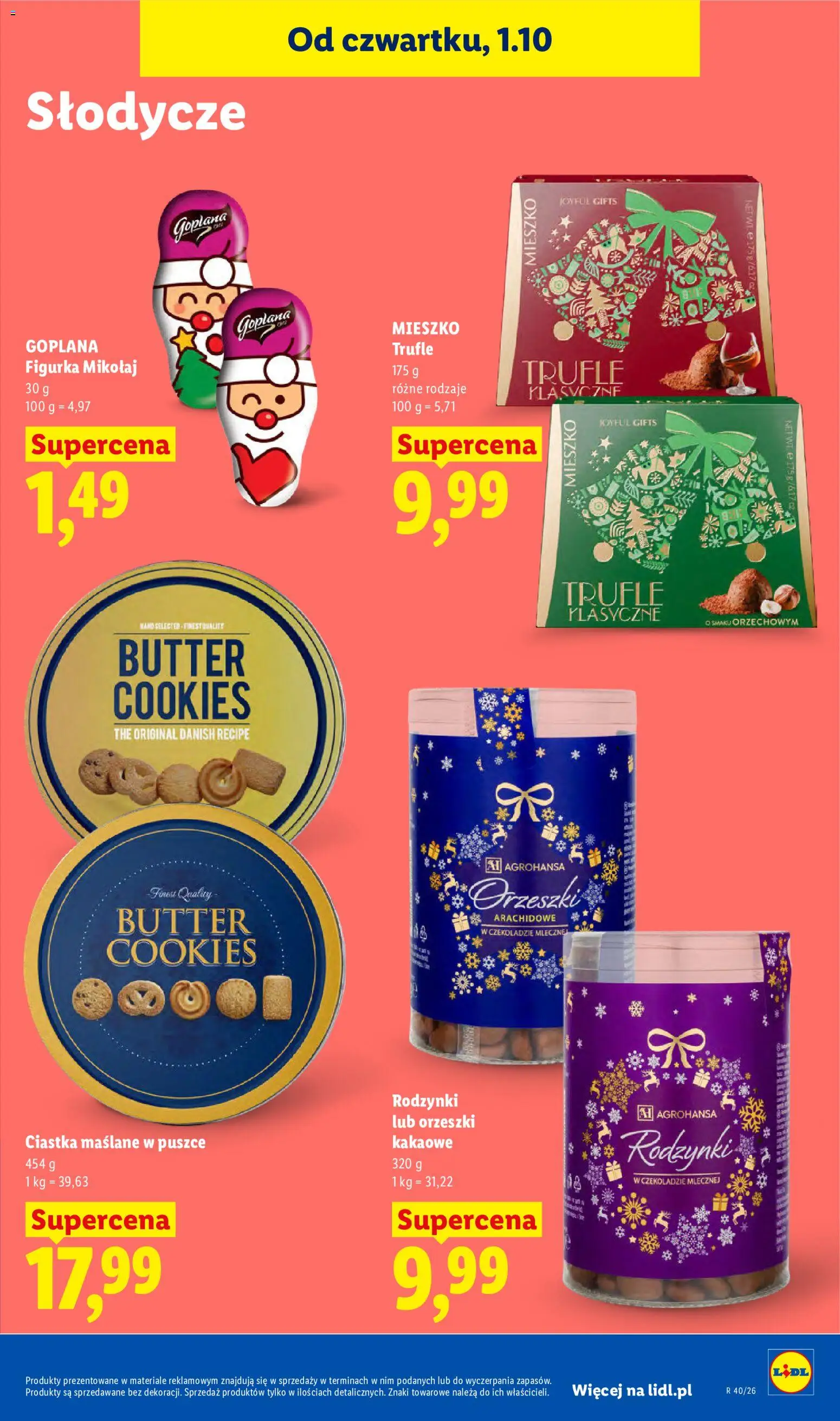 Lidl Polsko leták od 01.10.2026 | Strana: 75 | Produkty: Finest, Cookies