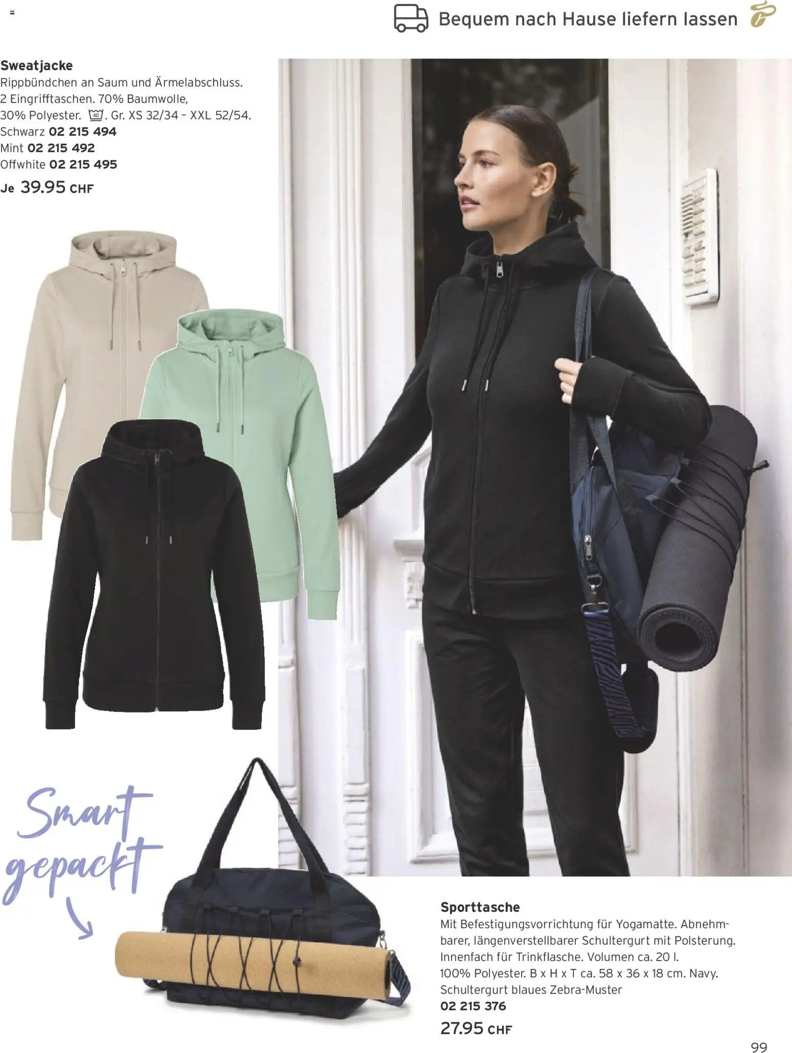 Tchibo Aktionen – gültig ab 24.02.2026 | Seite: 99 | Produkte: Sweatjacke