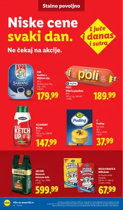 MOJA KRAVICA Milkshake, Sa ukusom vanile ili jagode 235 ml - pregled Lidl kataloga - važi od 24.09.2026 | Strana: 44 | Proizvode: Jagode, Kečap, Moja kravica, Kafa