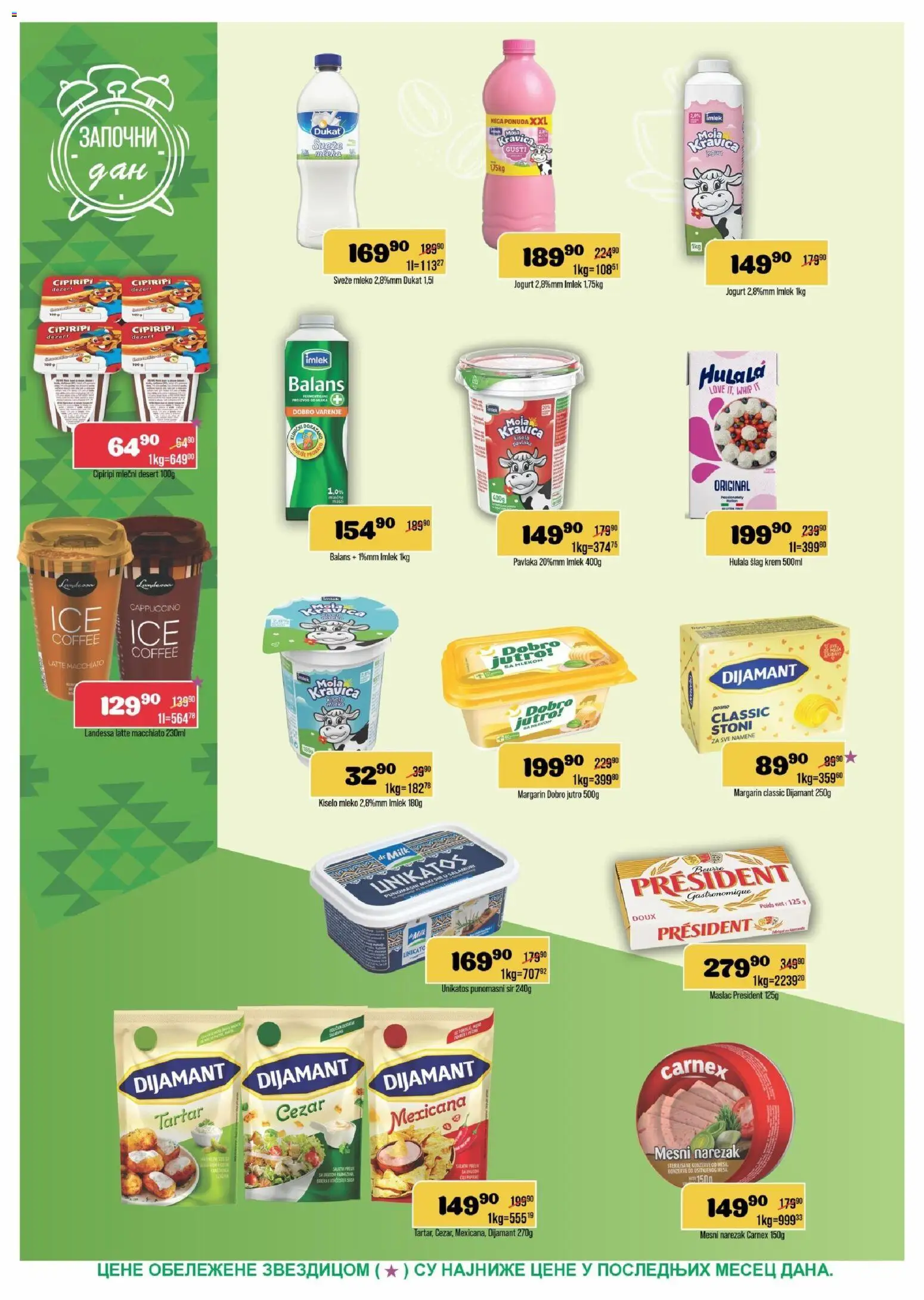 Europrom katalog - važi od 21.10.2026 | Strana: 4 | Proizvode: Šlag, Sir, Jogurt, Dezert