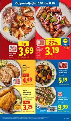 Svježe juneće meso za gulaš, Svježe juneće meso za gulaš 400 g 1 kg = 13.88 - Pregled kataloga iz trgovine Lidl, vrijedi od 05.10.2026 | Stranica: 7