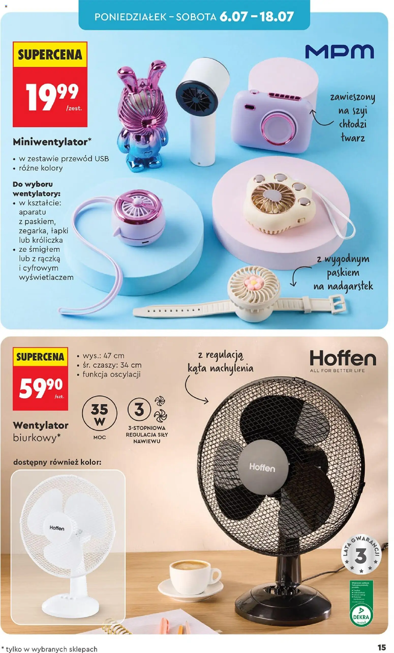 Biedronka Polsko leták - Hity i inspiracje od 04.07.2026 | Strana: 15 | Produkty: USB