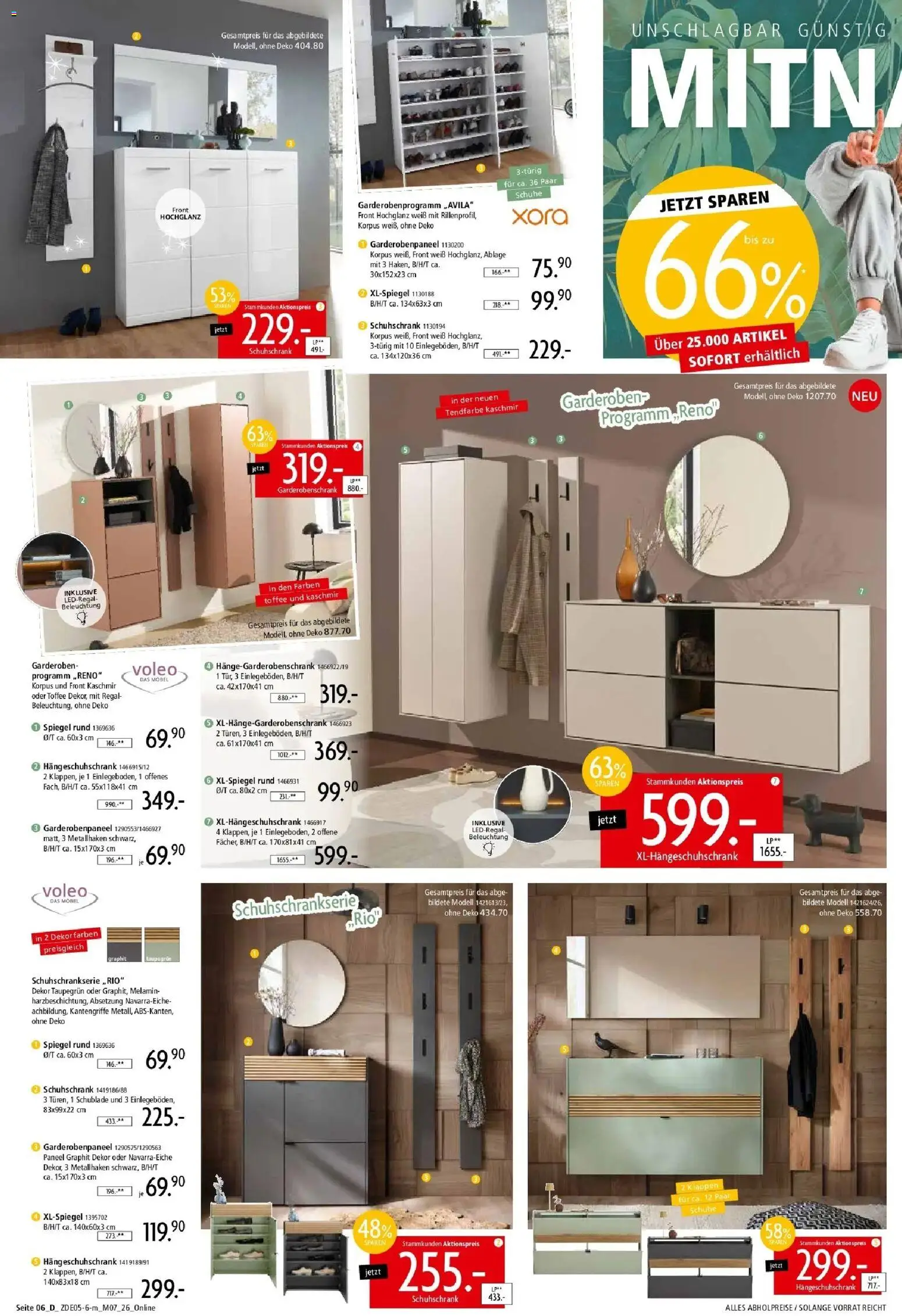 Zurbrüggen Unschlagbar günstig – gültig ab 16.05.2026 | Seite: 18 | Produkte: Regal, Spiegel, Garderobenschrank