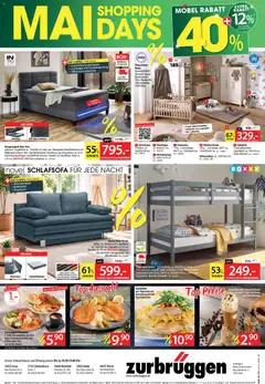Zurbrüggen Prospekt 	 ab 25.04.2026 gültig | Seite: 16 | Produkte: Schlafsofa, Boxspringbett, Box, Uhr