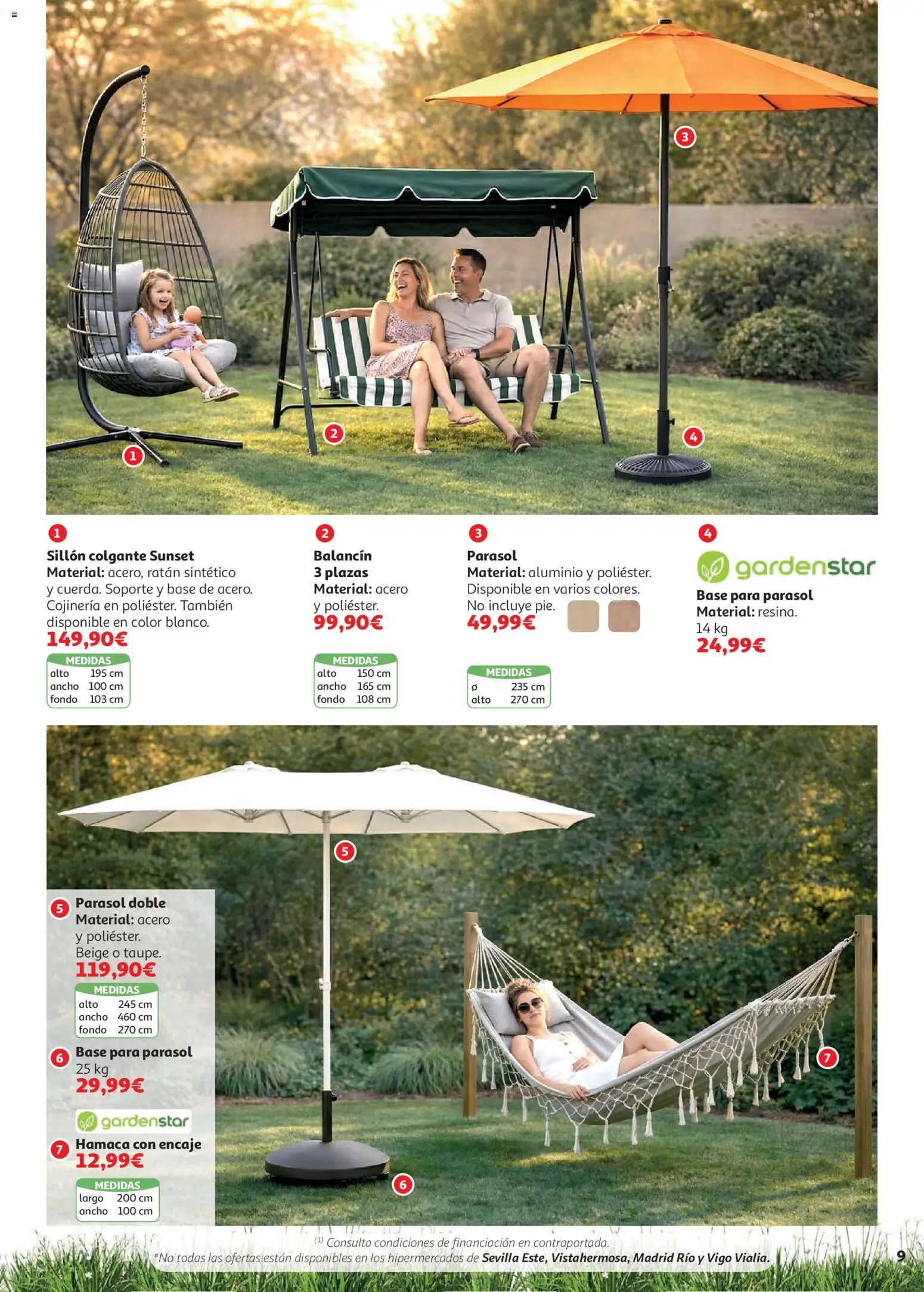 Alcampo Aire Libre │ válido desde el 05.05.2026 | Página: 9 | Productos: Sillón