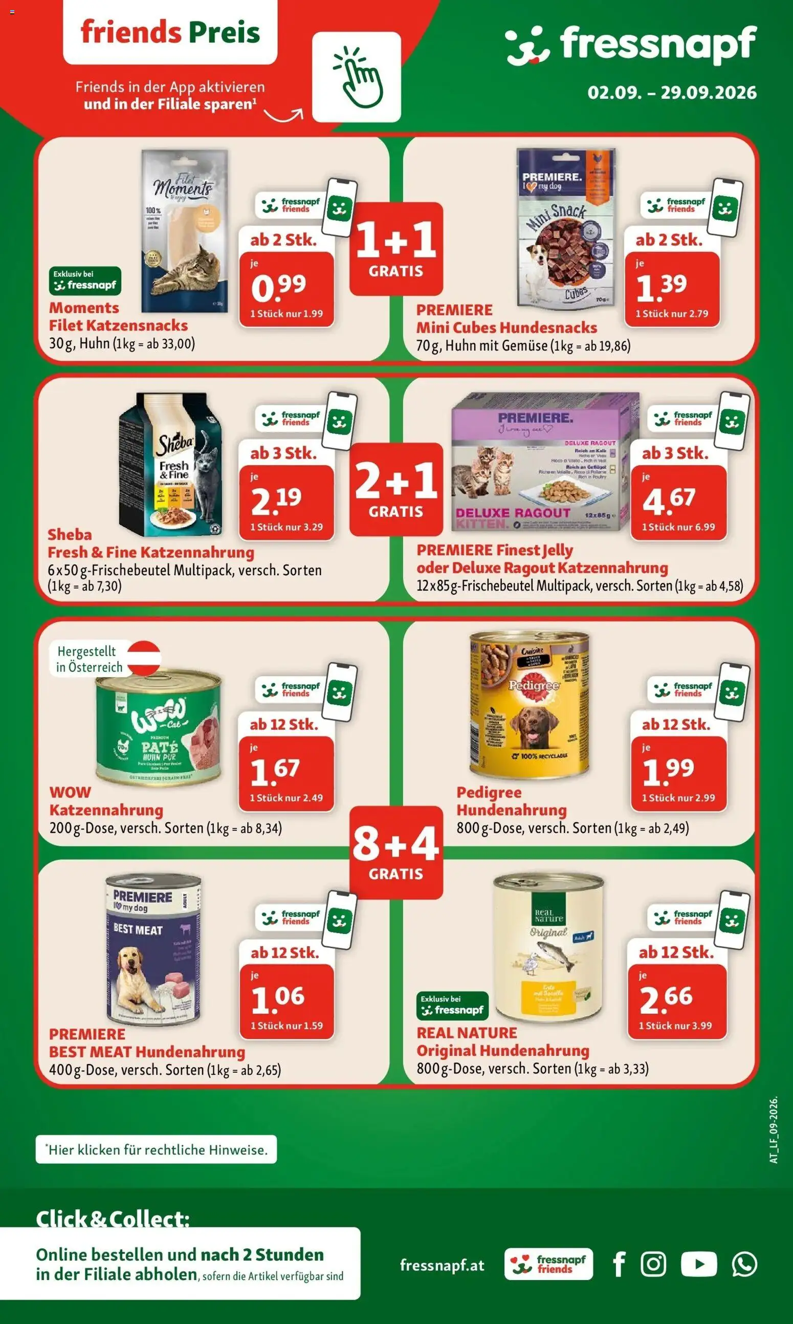 Fressnapf Angebote von 02.09.2026 - Aktuelle Angebote | Seite: 8 | Produkte: Gemüse