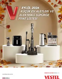 02 Eylül 2026 tarihinden itibaren geçerli olan Vestel kataloğu önizlemesi
