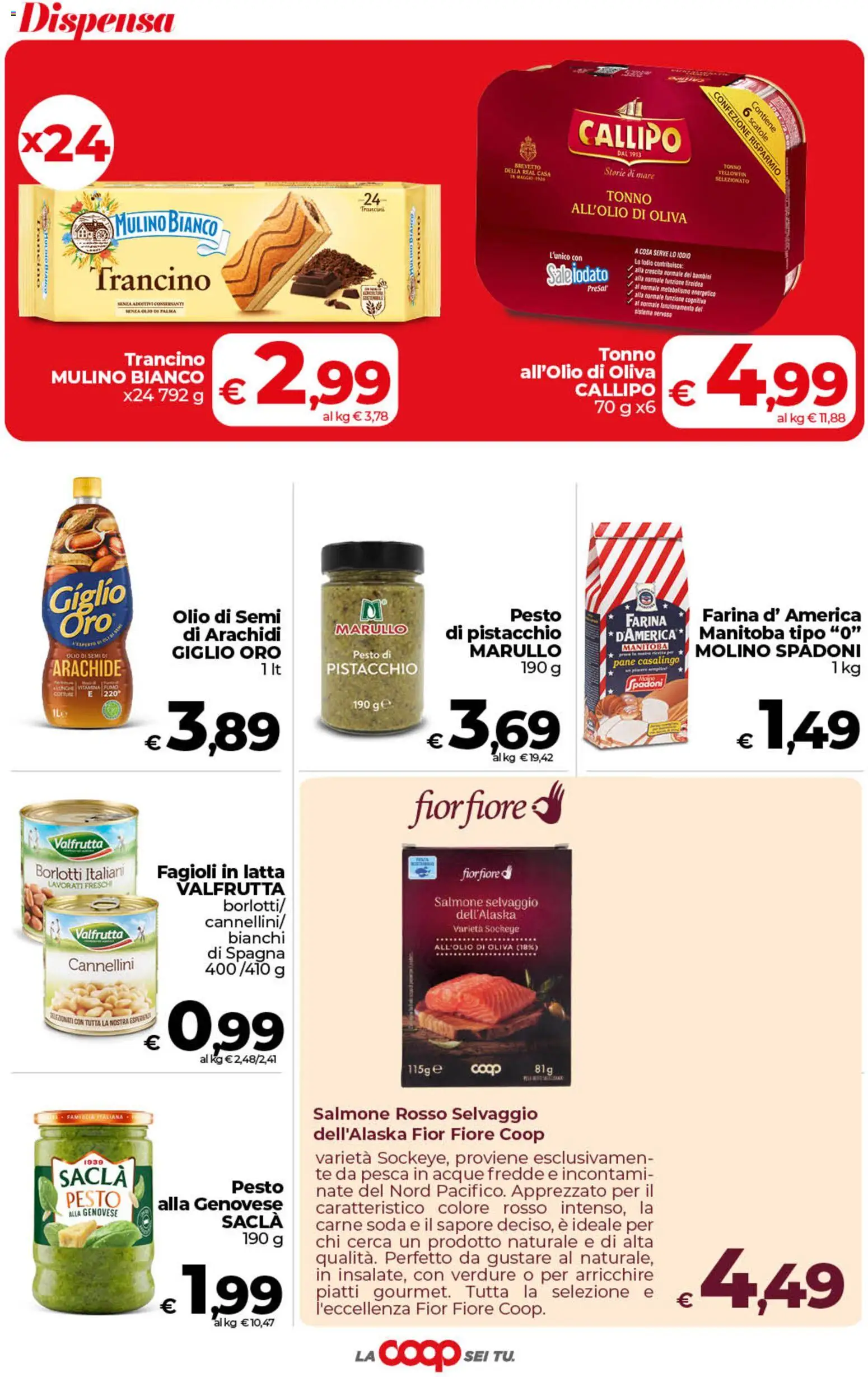 Volantino COOP del 01/09/2026 | Pagina: 23 | Prodotti: Verdure, Olio, Pesca, Carne