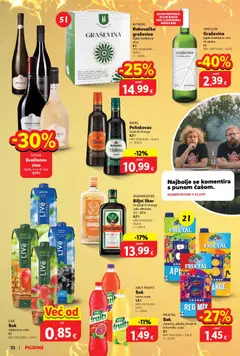 Plodine Katalog Grill - Pregled kataloga iz trgovine Plodine, vrijedi od 29.04.2026 | Stranica: 10 | Proizvodi: Šumsko voće, Pelinkovac, Riba, Liker