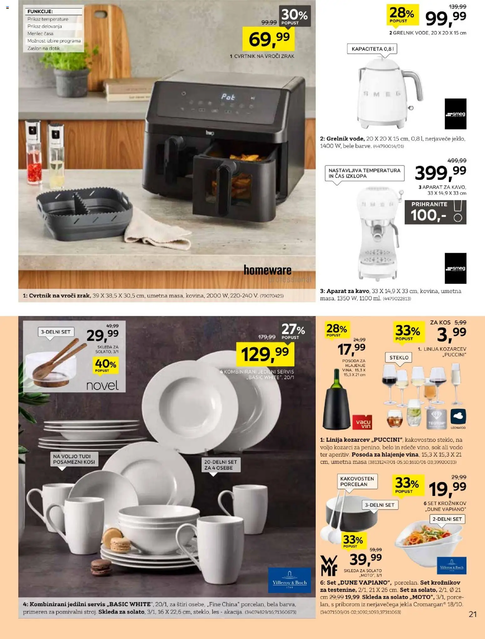 Novi XXXL Lesnina katalog ponudbe – veljaven od 28.09.2026 | Stran: 21 | Izdelki: Kos, Sok