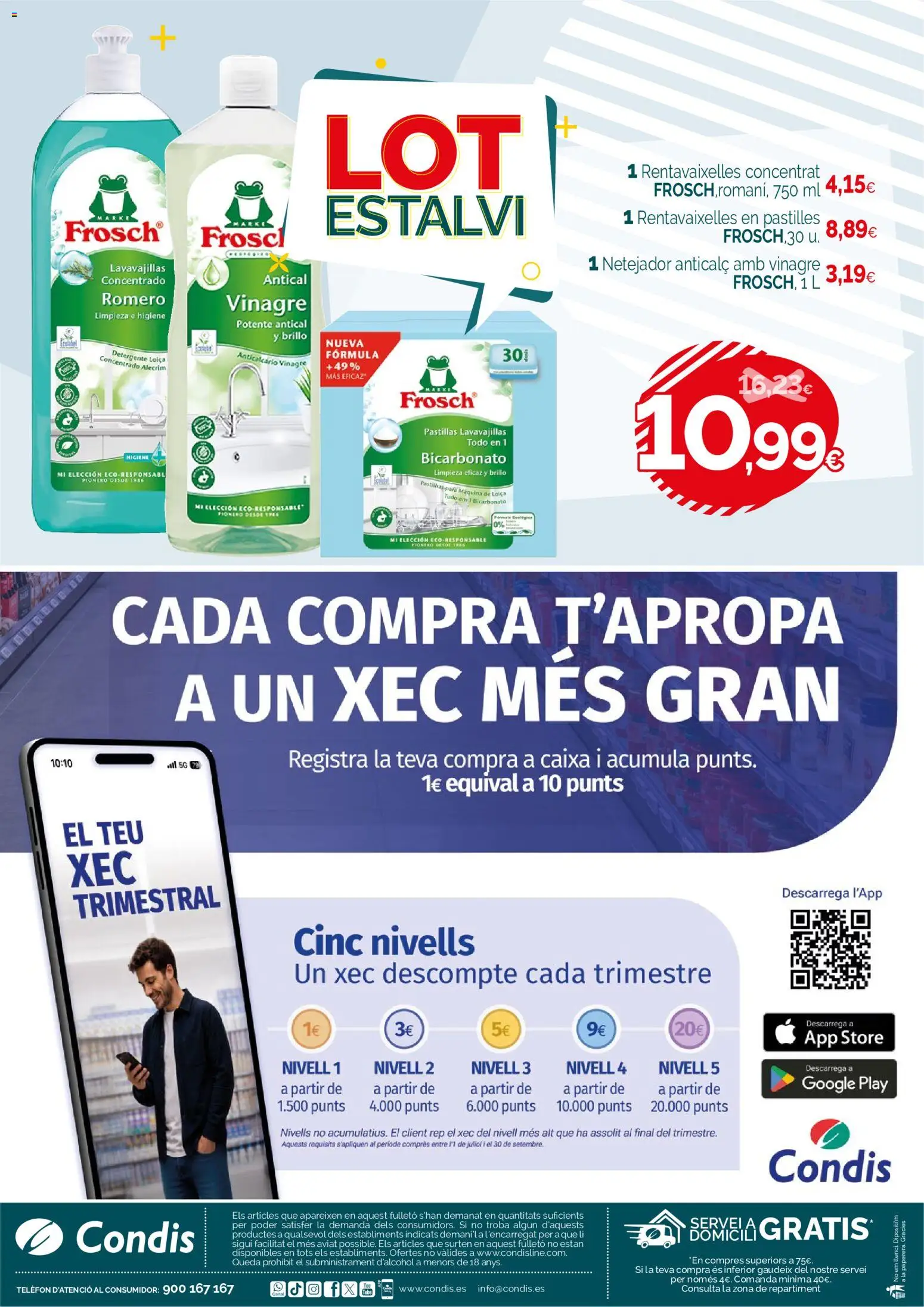 Condis folleto │ válido desde el 02/09/2026 | Página: 24 | Productos: Detergente, Pastillas lavavajillas, Lavavajillas, Vinagre