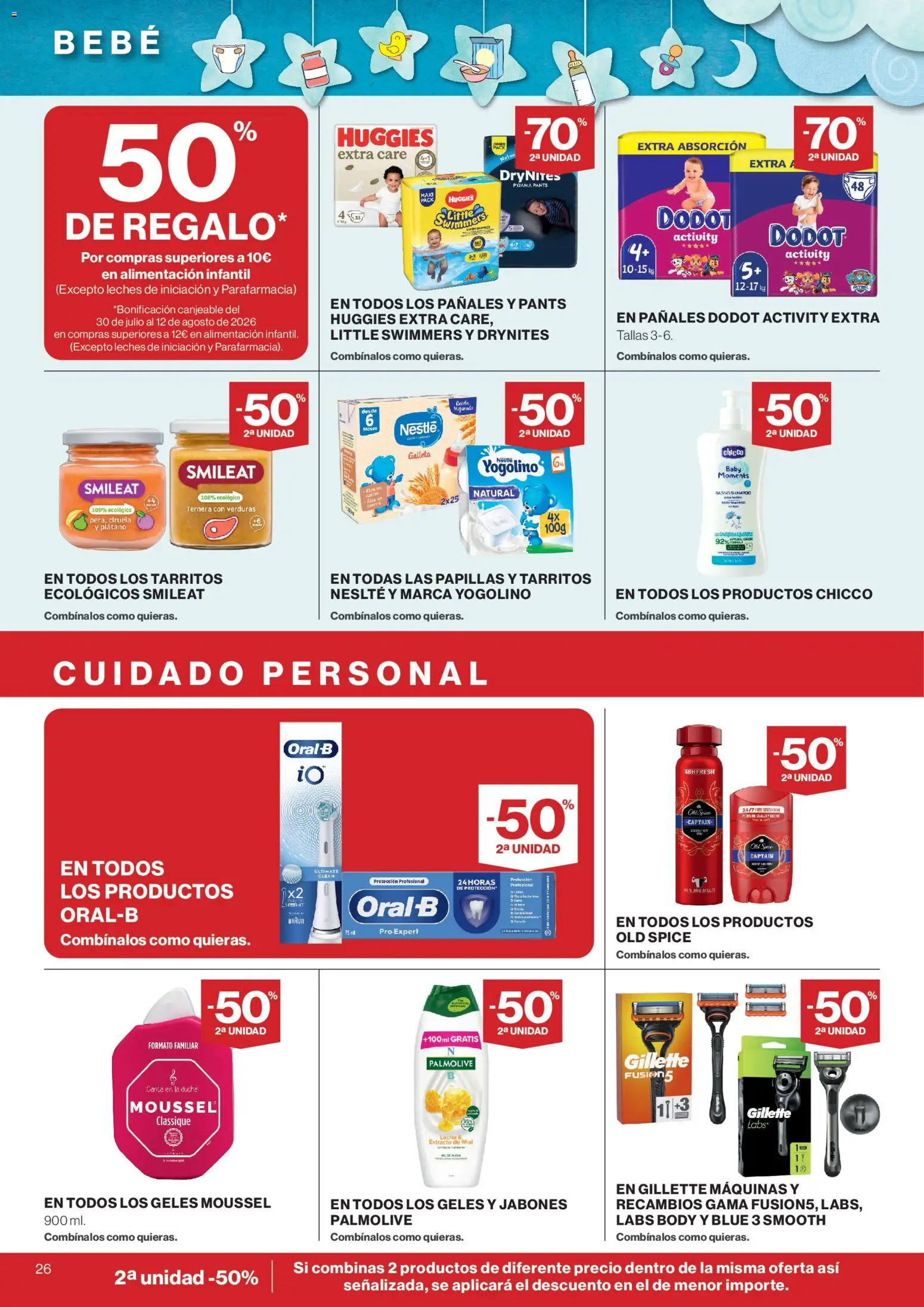 Supercor Canarias │ válido desde el 16/07/2026 | Página: 26 | Productos: Leche, Body, Ducha