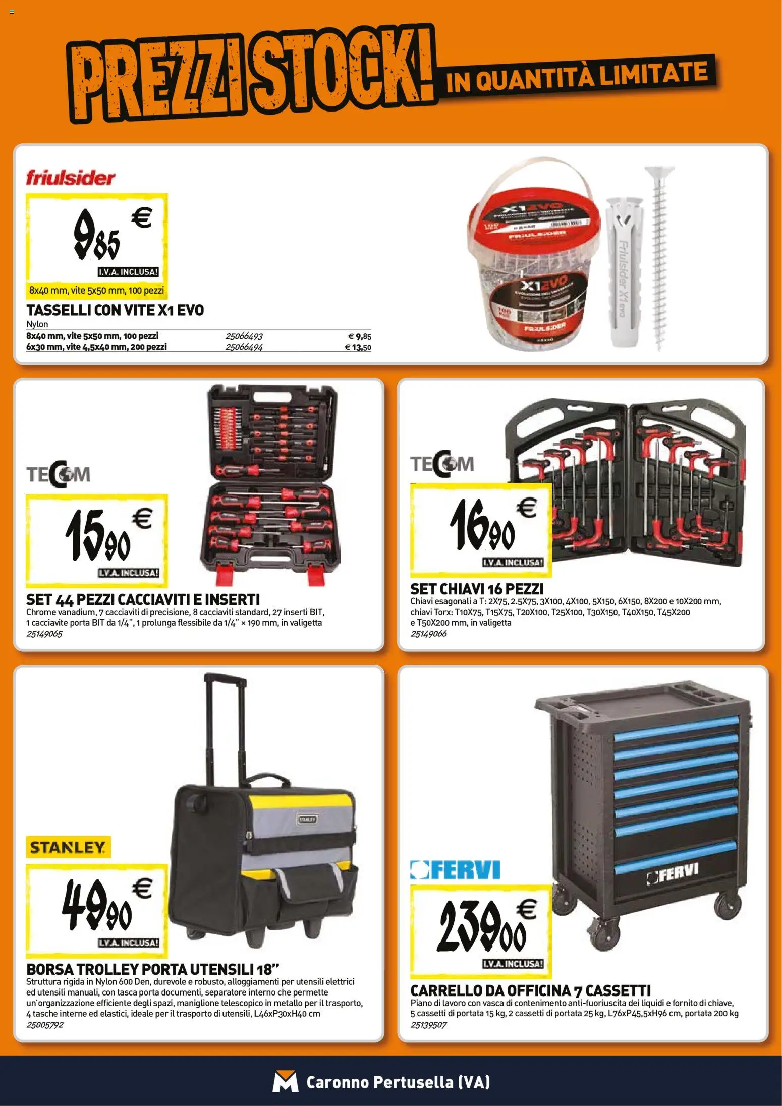 Volantino TECNOMAT del 29/10/2026 | Pagina: 20 | Prodotti: Porta, Borsa, Trolley, Valigetta