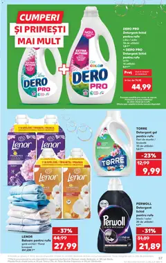 Kaufland RO akciós újság - amely érvényes a következő dátumtól: 2026.06.24. | Oldal: 57 | Termékek: Perwoll