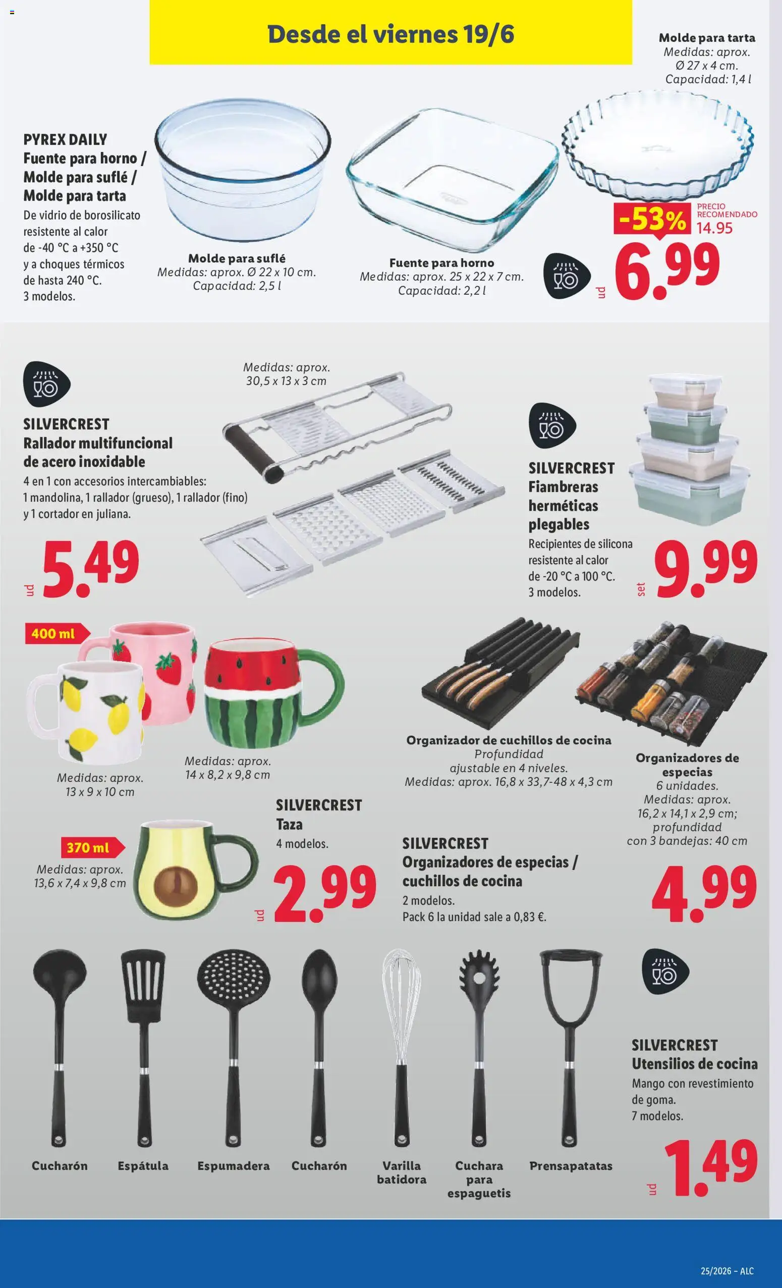 Lidl folleto de bazar │ válido desde el 15.06.2026 | Página: 23 | Productos: Organizador, Cocina, Ρούτερ, Batidora