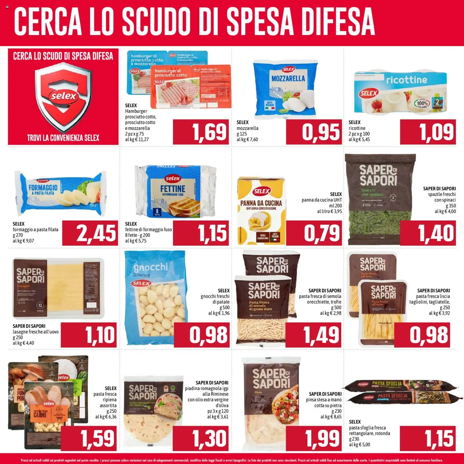 Volantino Emisfero del 21/09/2026 | Pagina: 2 | Prodotti: Formaggio, Spinaci, Carne, Olio extra vergine